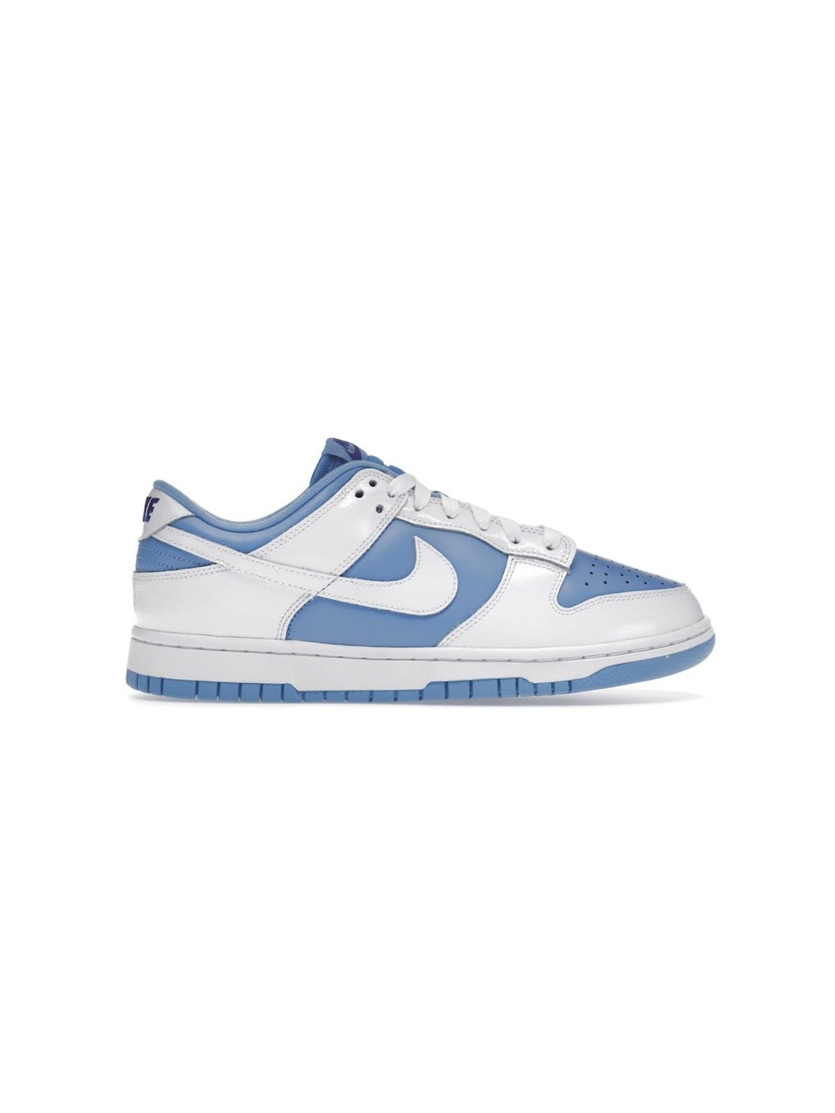 image of Nike Dunk Low Reverse Unc W Shoes in White/University Blue/Concord, Women's (Size 5)