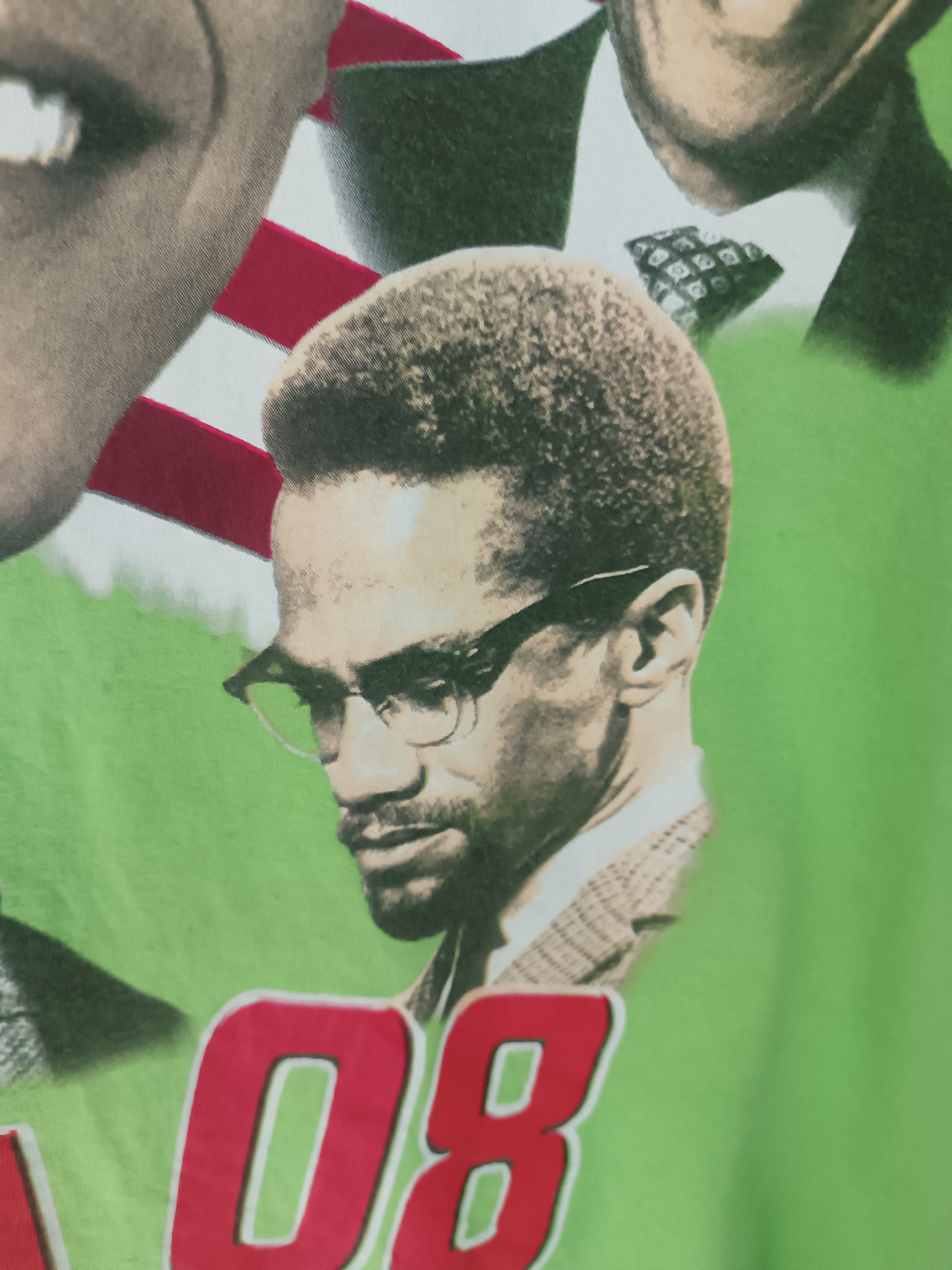 Vintage VINTAGE 2008 OBAMA LUTHER KING MALCOLM X MANDELA VERY RARE Size US XL / EU 56 / 4 - 10 Thumbnail