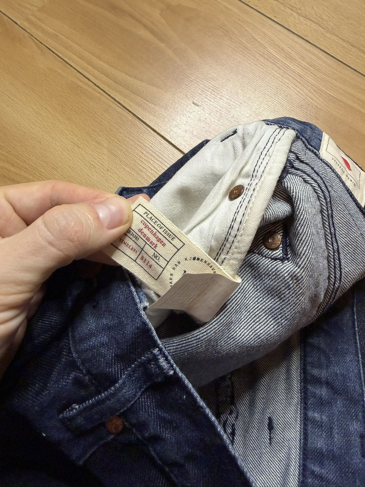 Han Kjobenhavn Han Kjobenhavn selvage denim jeans pants Size US 32 / EU 48 - 13 Thumbnail