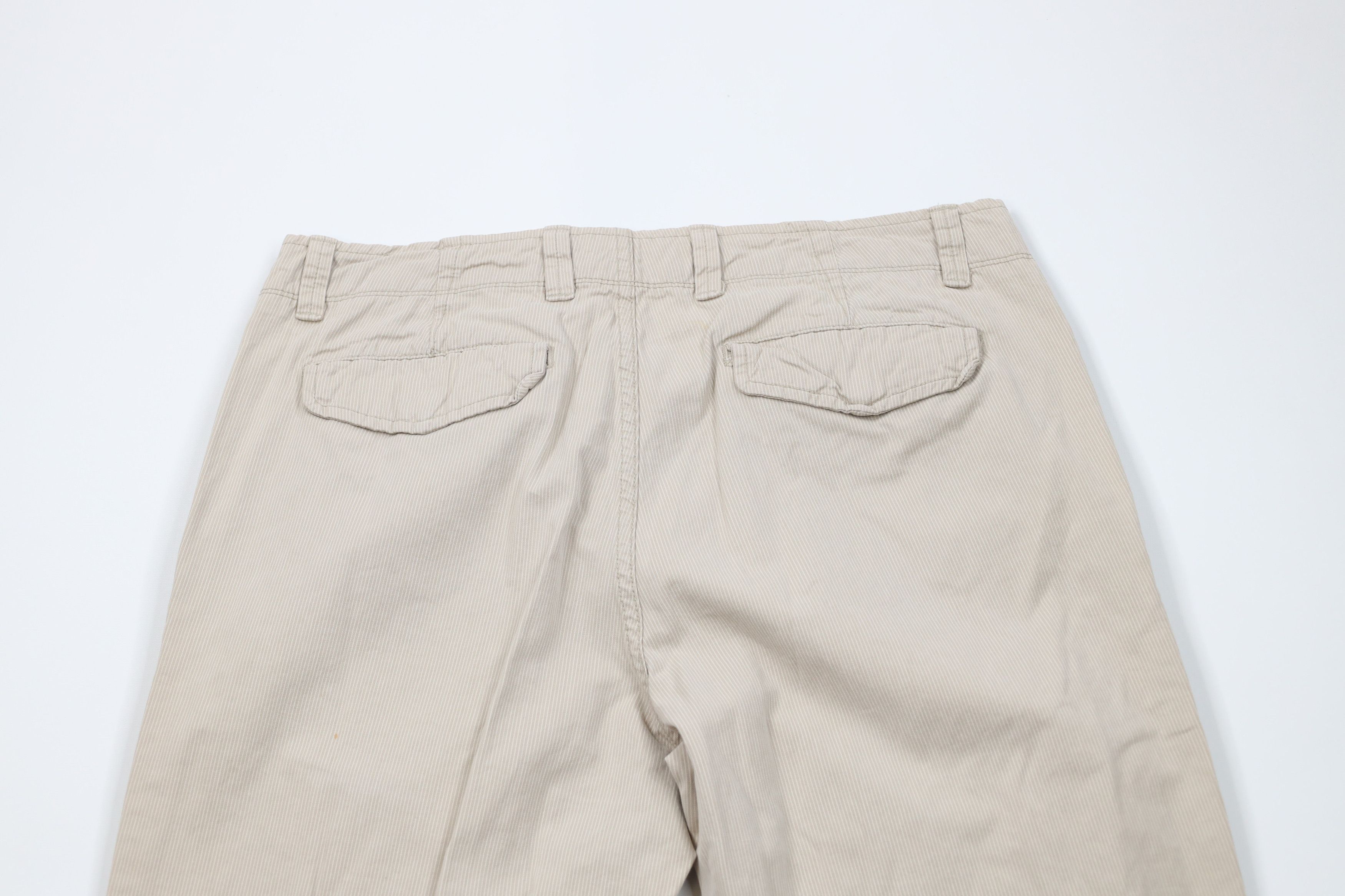 Gap × Vintage Vintage 90s Y2K Gap Surplus Pinstriped Wide Leg Chino Pants Size US 32 / EU 48 - 8 Thumbnail