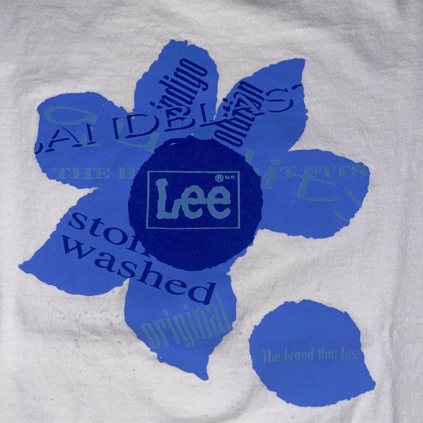 Lee VINTAGE Lee T-Shirt Regular White USA Mens Large 18x21.5 Shirt Size US L / EU 52-54 / 3 - 2 Thumbnail