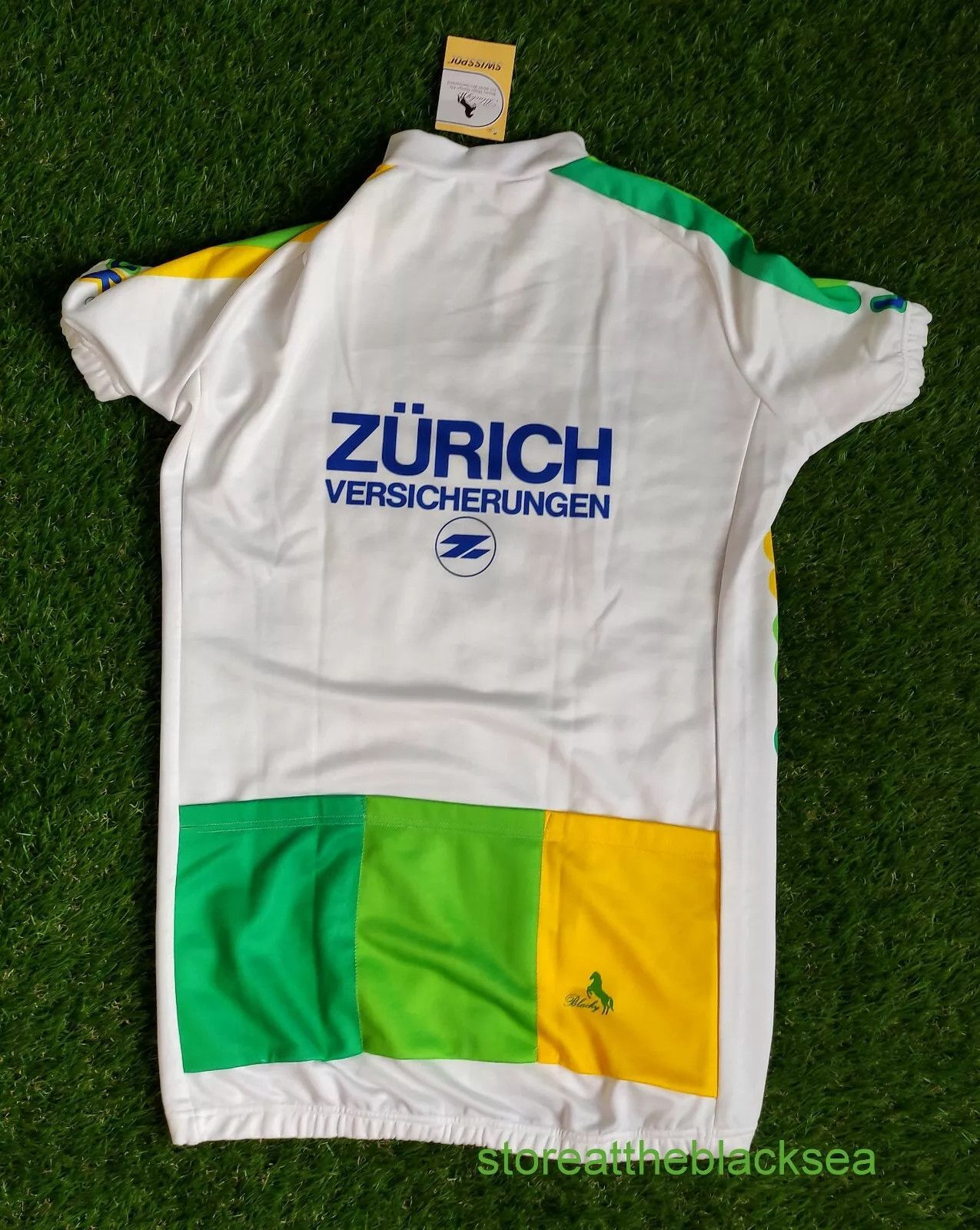 Other BLACKY ZURICH VERSICHERUNGEN LUK CYCLING SHIRT JERSEY Size US XXL / EU 58 / 5 - 5 Thumbnail
