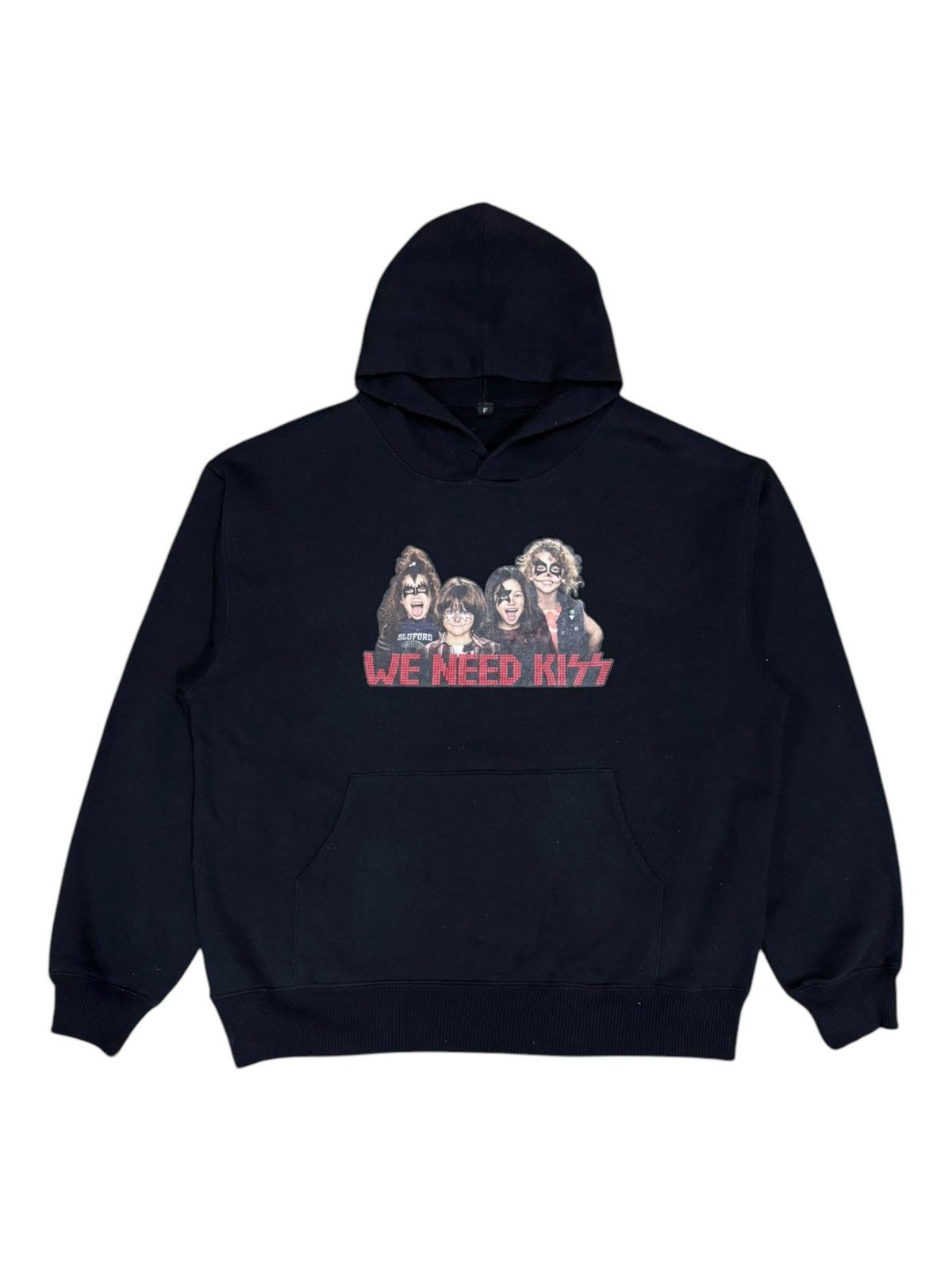 Band Tees × KISS Vintage KISS Band We Need Kiss Printed Hoodie Size US L / EU 52-54 / 3 - 4 Thumbnail