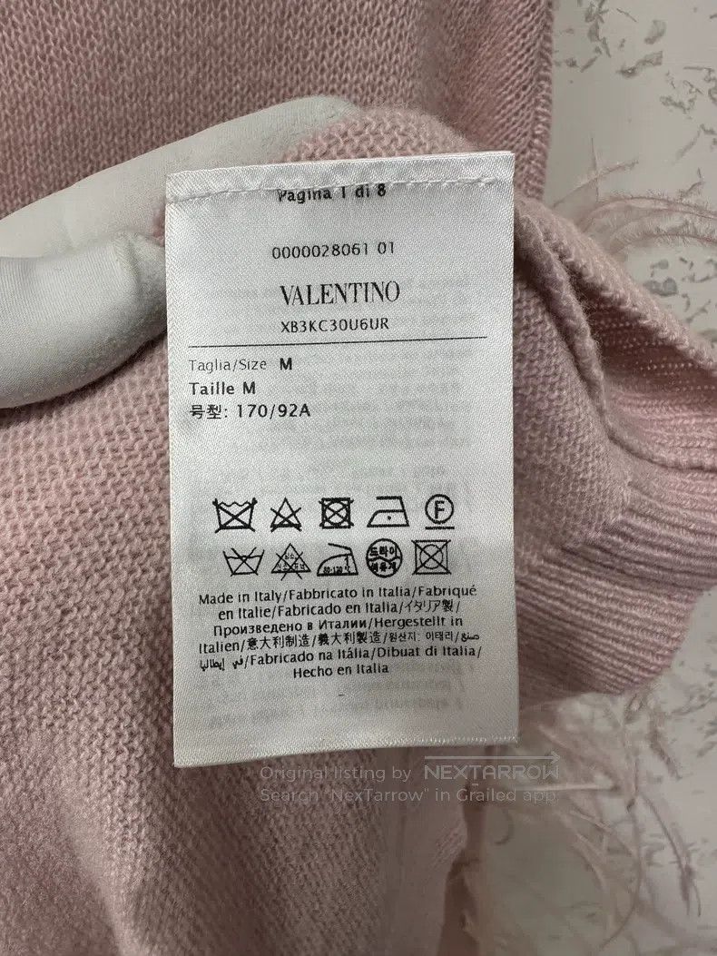 Valentino Valentino Pink ostrich feather sweater Size M / US 6-8 / IT 42-44 - 3 Thumbnail