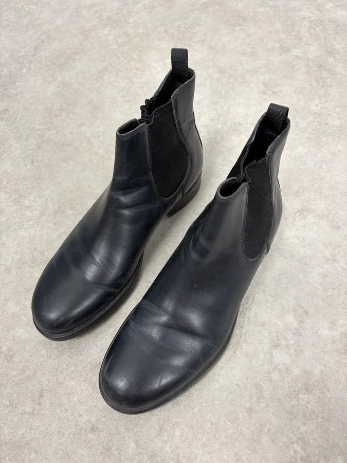 Prada 2000s Prada Black Leather Chelsea Boots Size US 8.5 / EU 41-42 - 5 Thumbnail