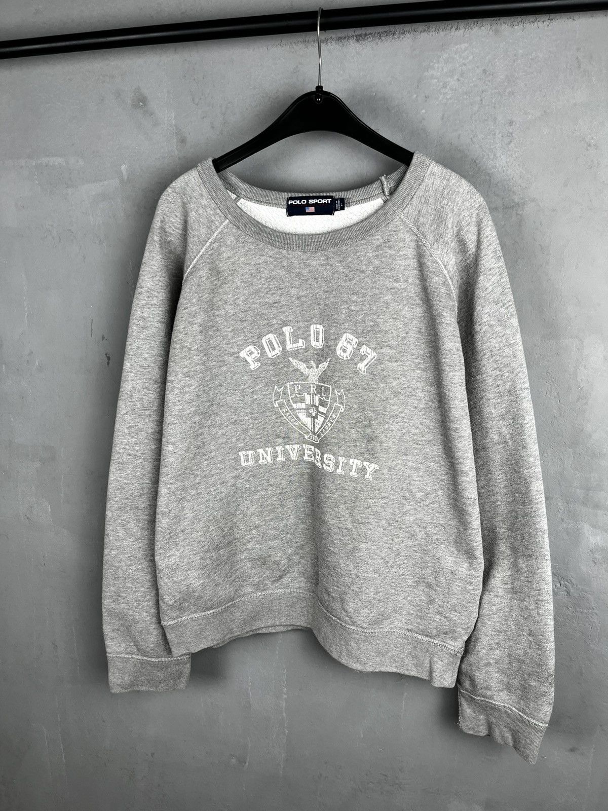 Polo Ralph Lauren Ralph Lauren university sweatshirt vintage 90 military style Size US L / EU 52-54 / 3 - 1 Thumbnail