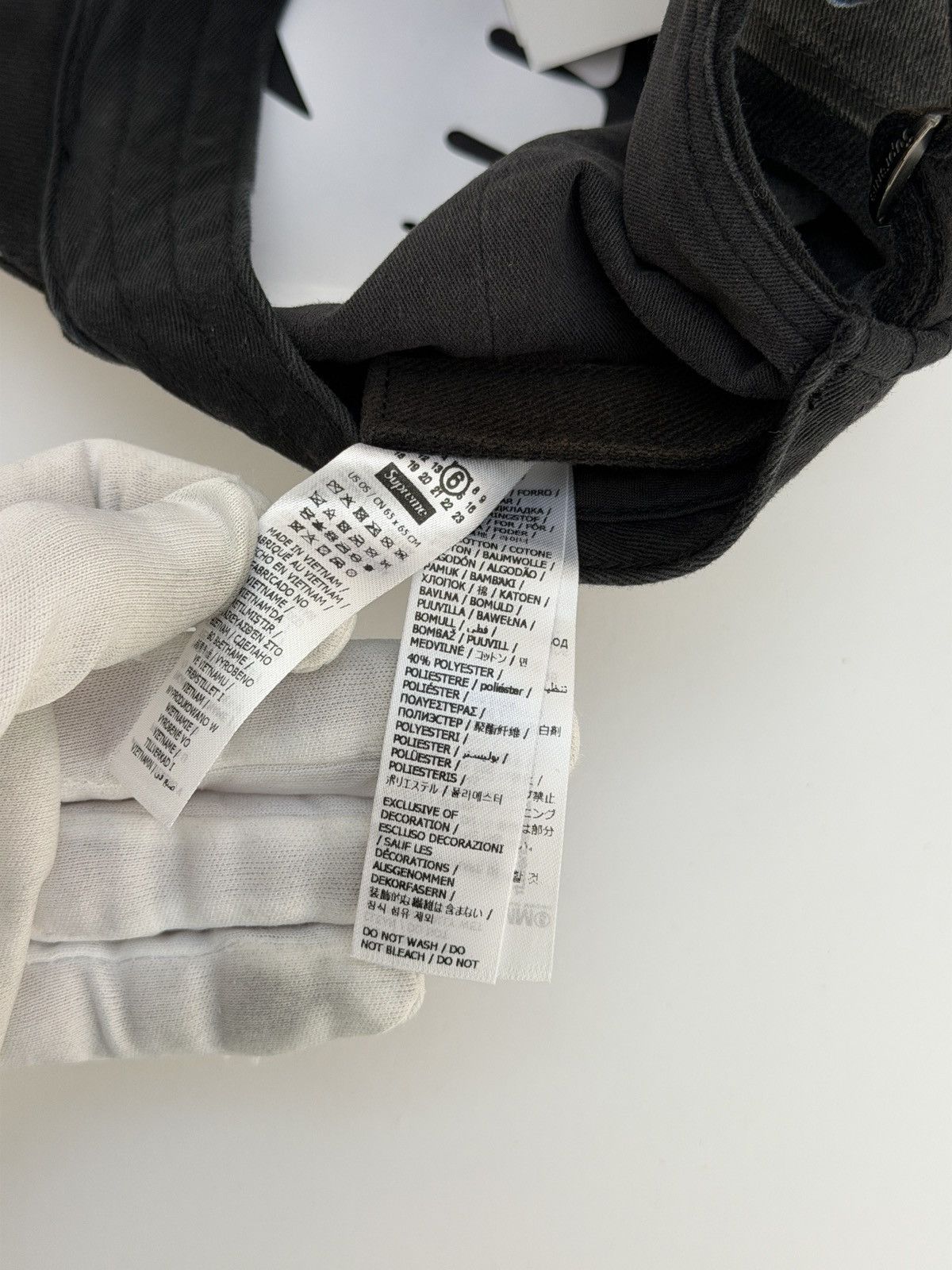 Maison Margiela × Supreme Supreme x Maison Martin Margiela MM6 Adjustable Strap Hat Size ONE SIZE - 11 Thumbnail