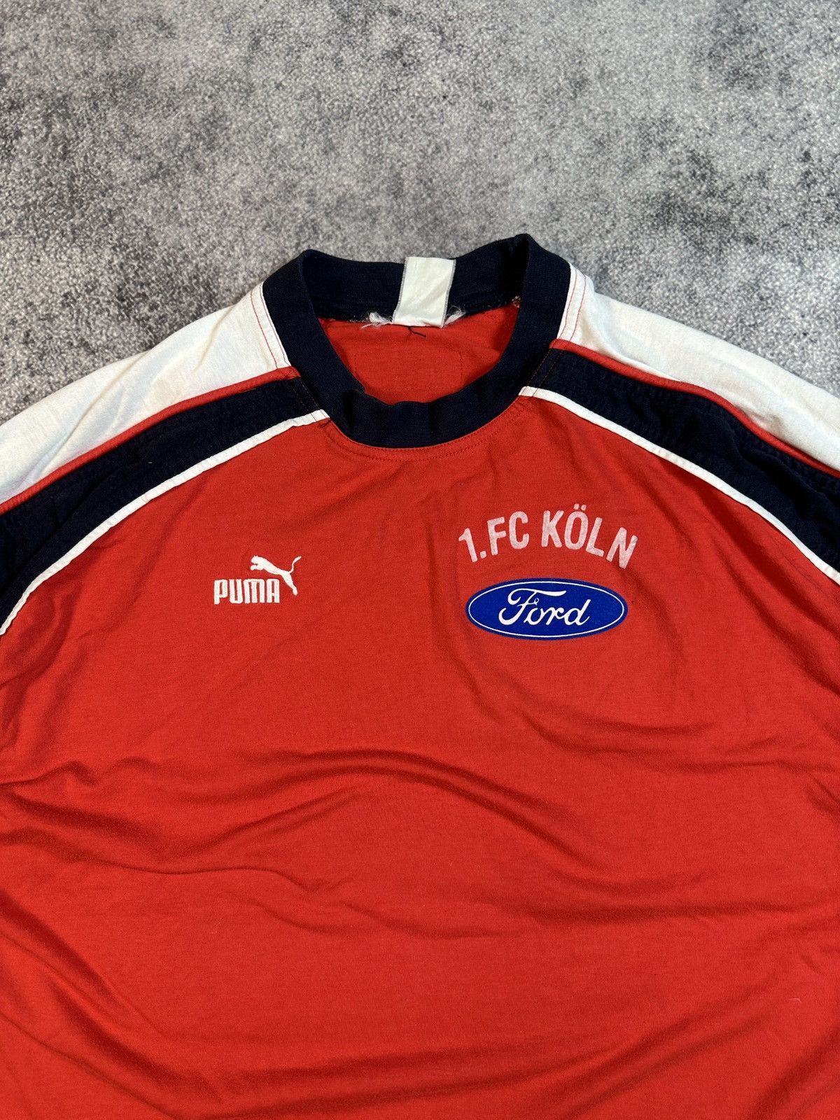 Puma Vintage Puma 1.FC Koln Ford 90s Soccer T-shirt Blokecore XL Size US XL / EU 56 / 4 - 2 Thumbnail