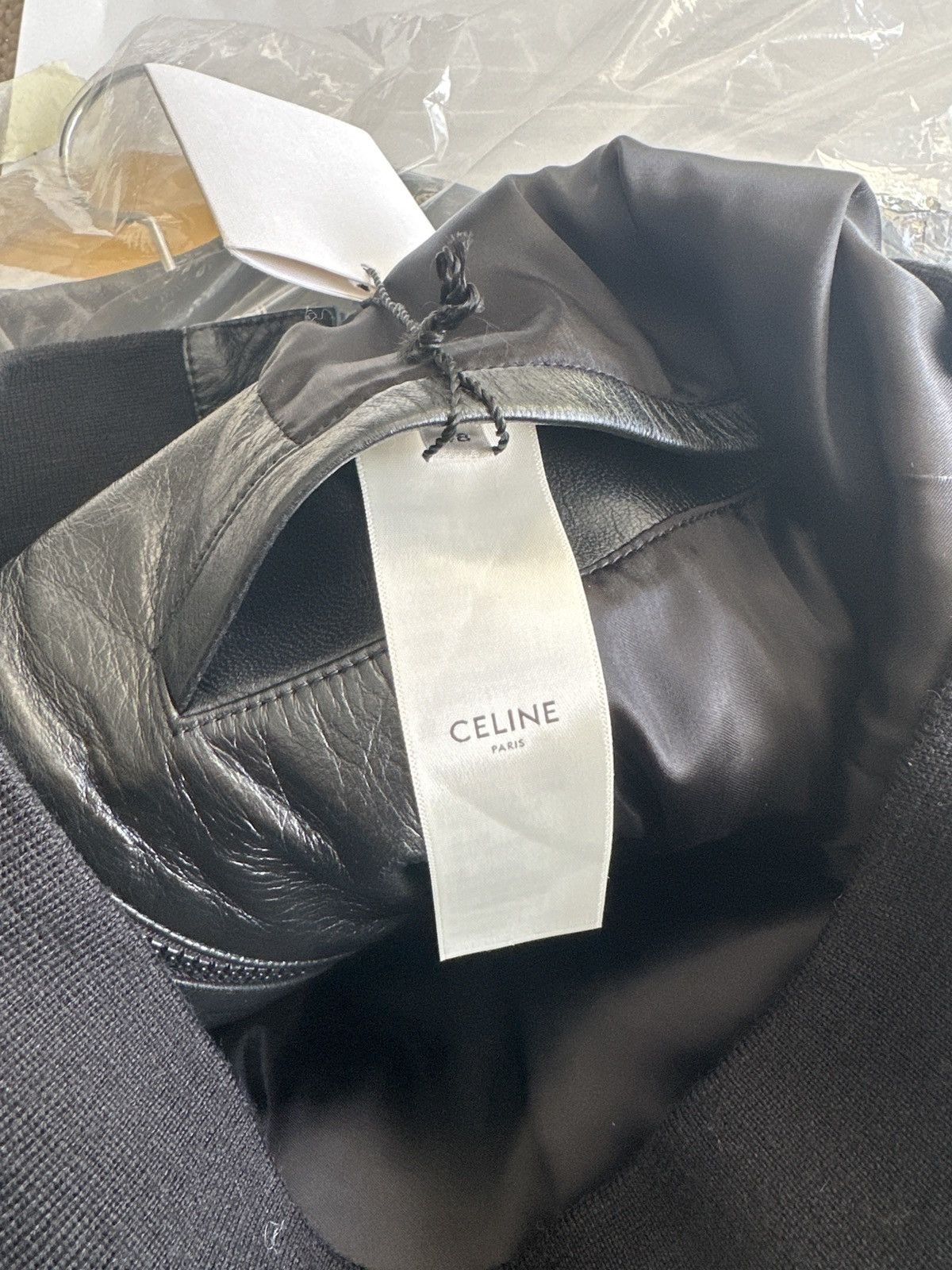 Celine Rhinestone Leather Jacket Size US M / EU 48-50 / 2 - 7 Thumbnail