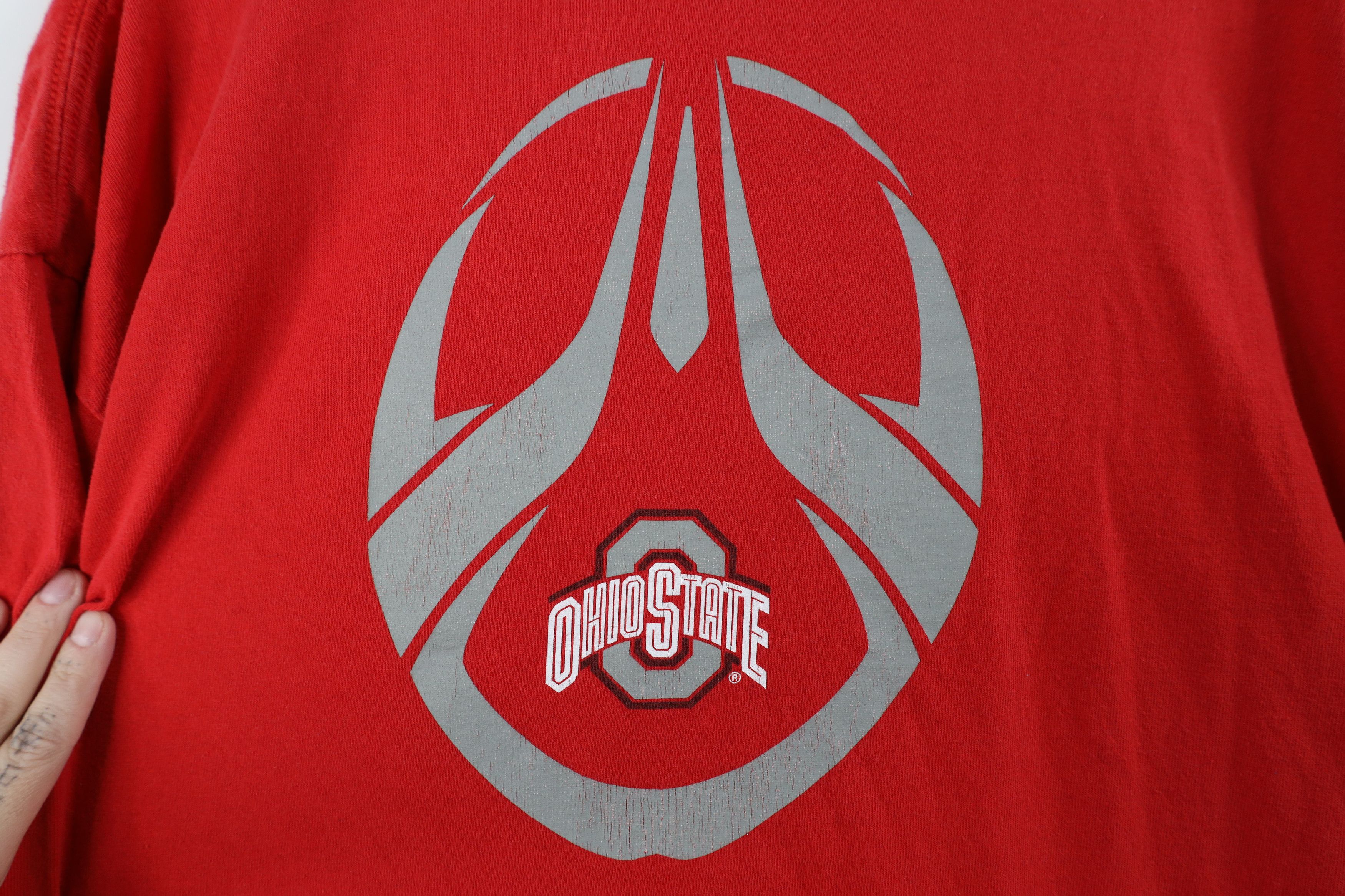 Nike Vintage Nike Swoosh Ohio State University Football T-Shirt Size US XL / EU 56 / 4 - 13 Thumbnail