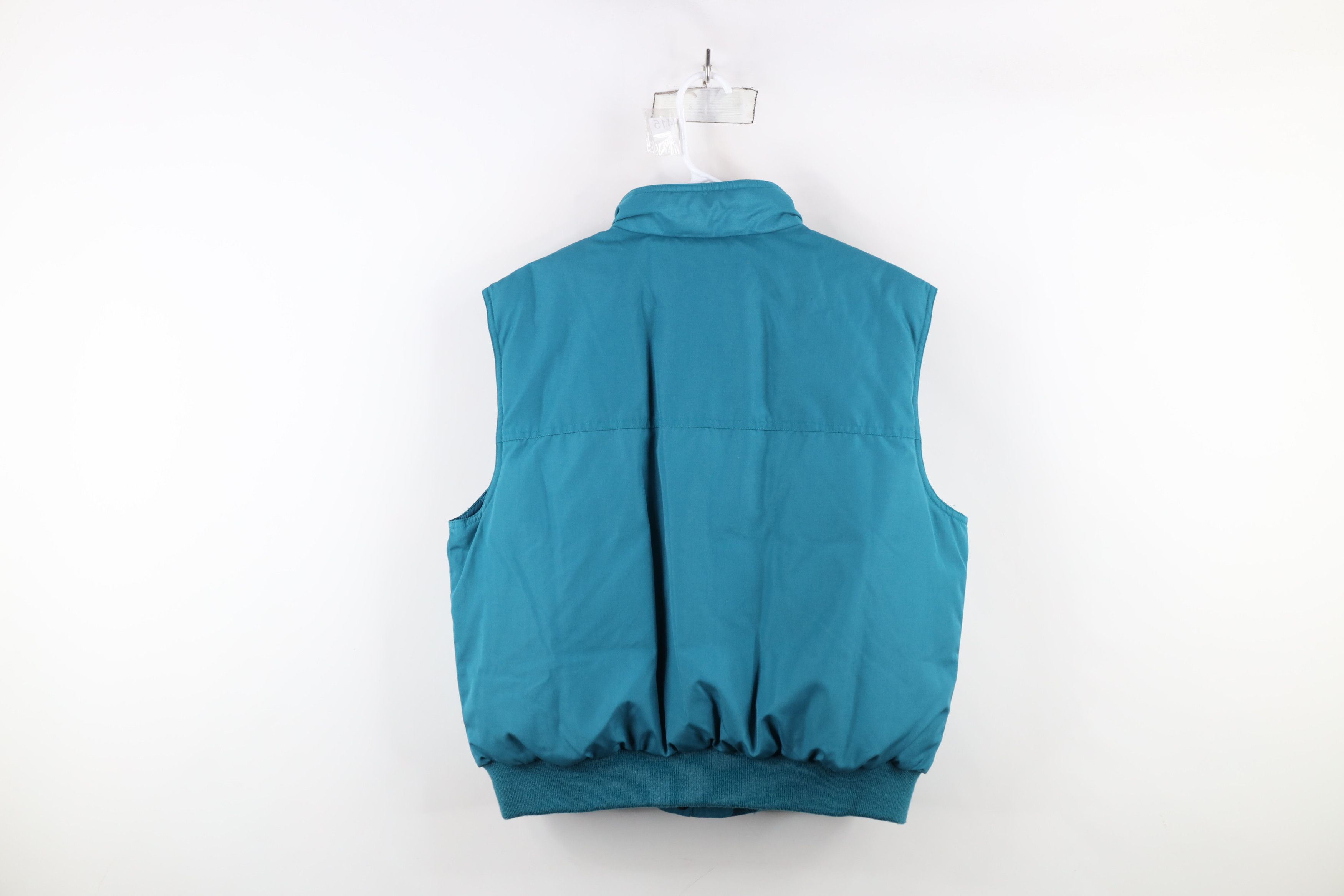 Eddie Bauer × Vintage Vintage 90s Eddie Bauer Down Fill Puffer Vest Jacket Teal Size L / US 10 / IT 46 - 12 Thumbnail