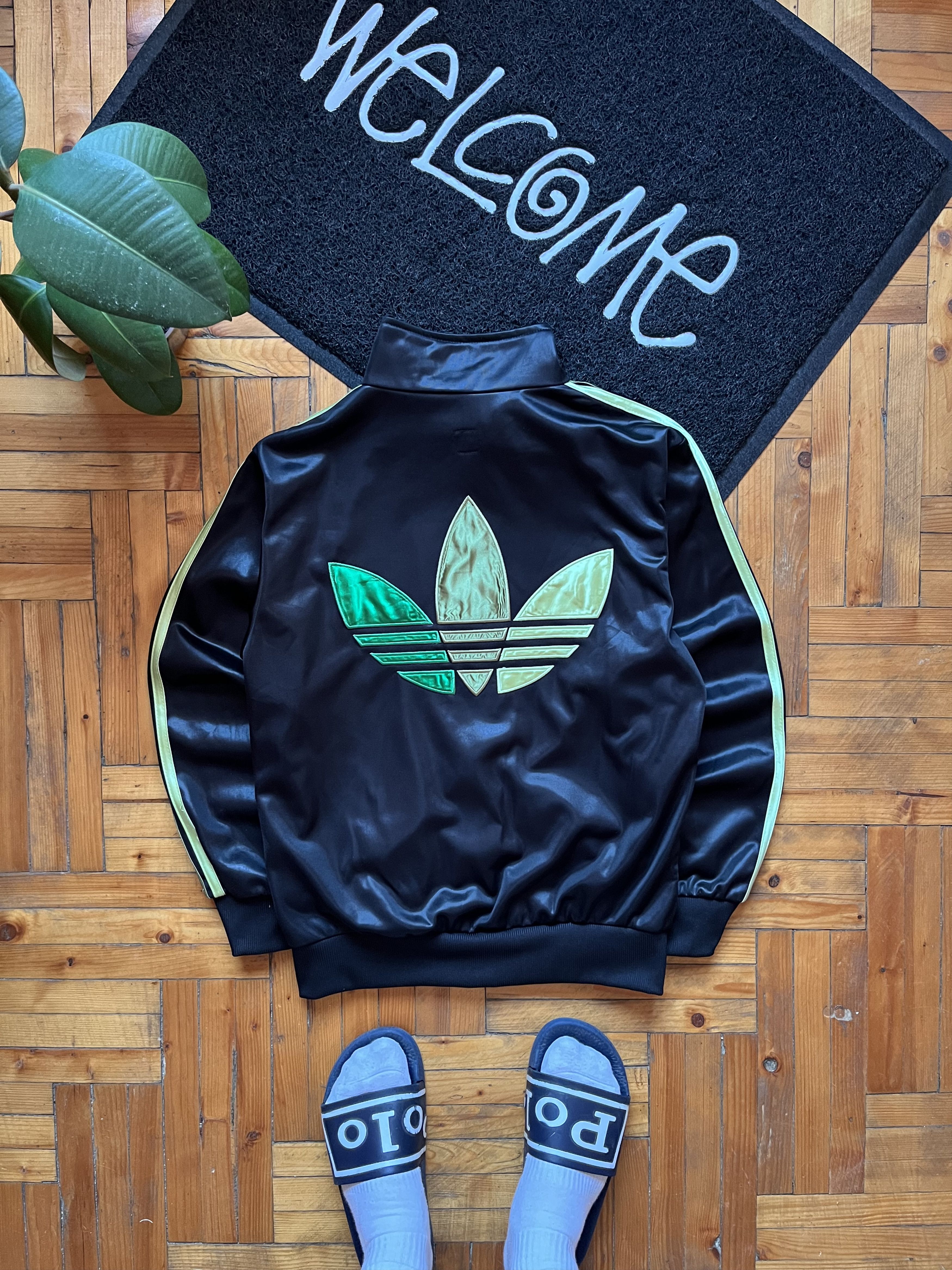Adidas Vintage Adidas Chile 62 Firebird Rasta Track Big Logo Jacket Size US S / EU 44-46 / 1 - 2 Thumbnail