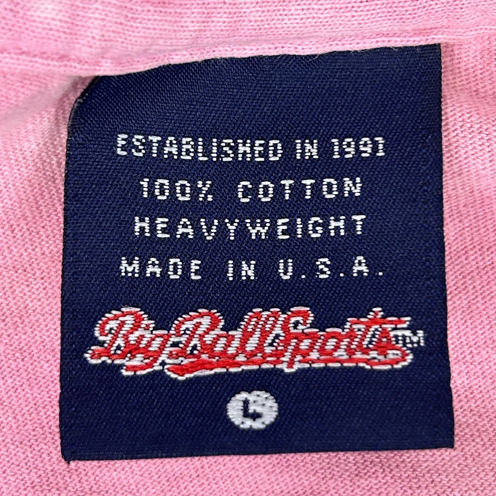 Vintage Vintage 90s Girls Kick Butt Softball T Shirt Pink Unisex L Size L / US 10 / IT 46 - 9 Thumbnail