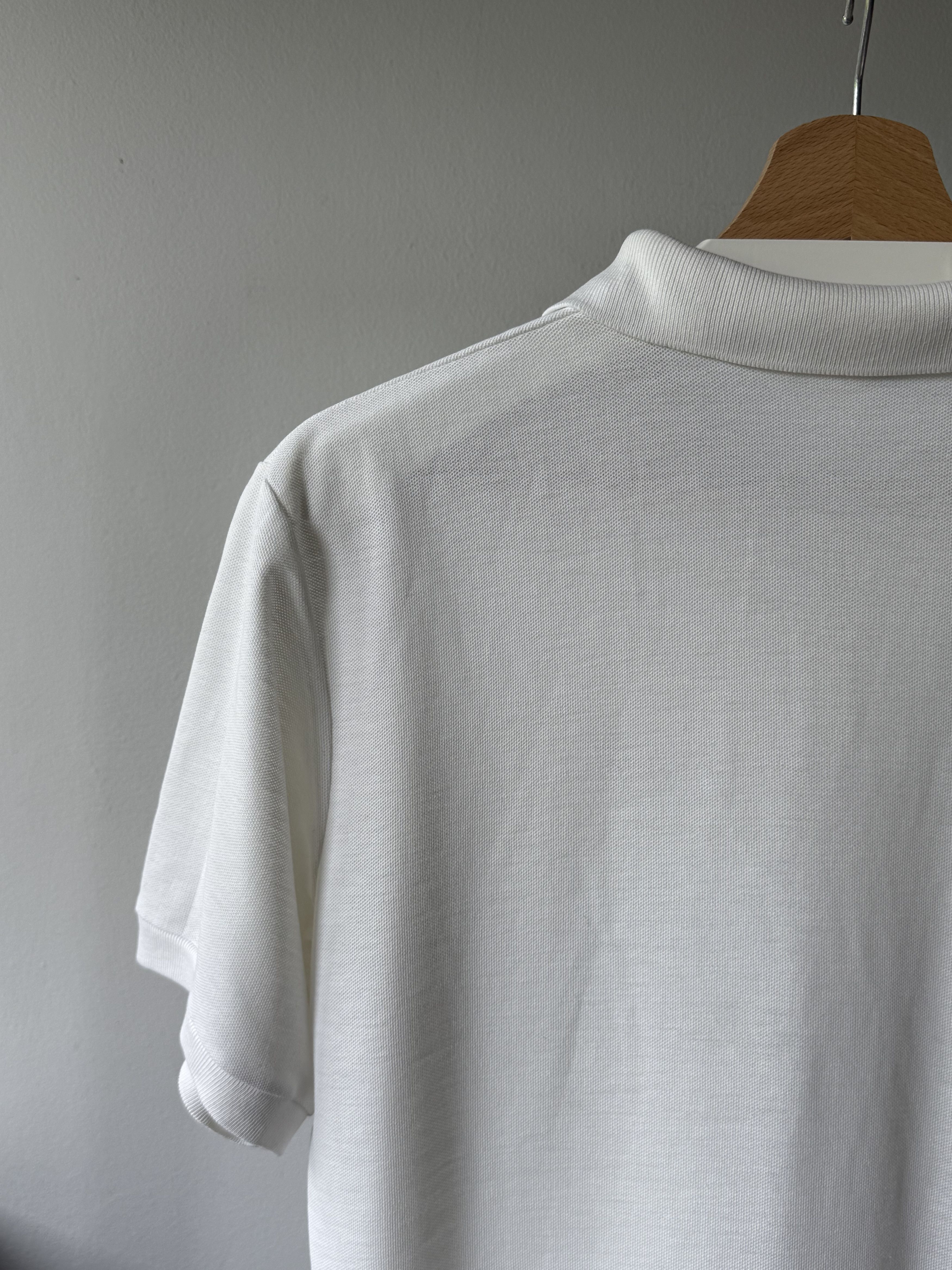 Nike × Vintage Vintage 1980s Nike Sportswear Orange Tag White Polo Shirt Size US L / EU 52-54 / 3 - 7 Thumbnail