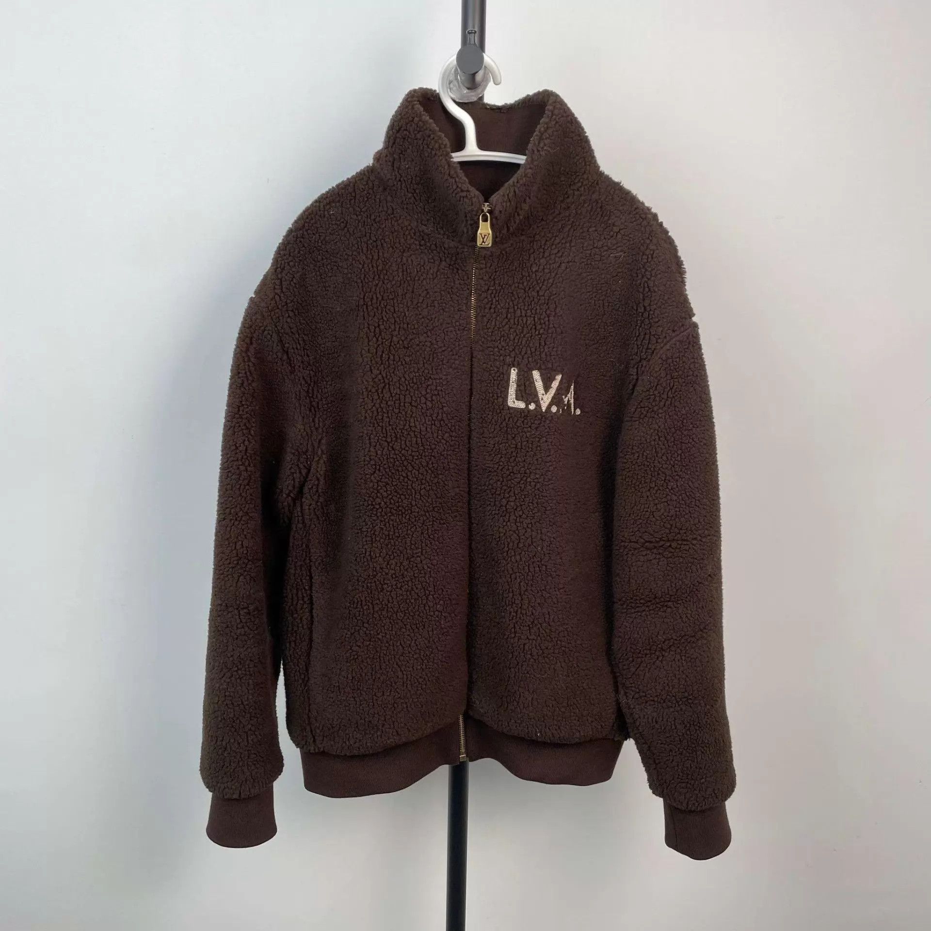 Louis Vuitton Louis Vuitton Brown Wool Jacket S Size US S / EU 44-46 / 1 - 1 Thumbnail