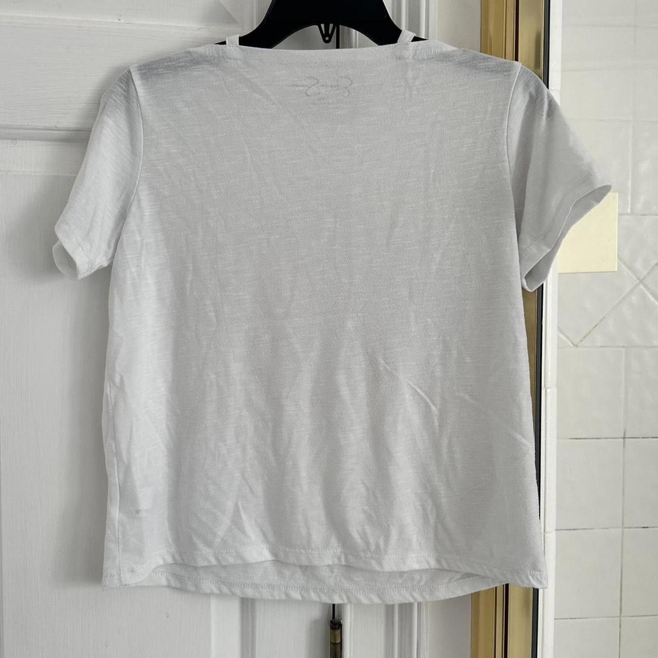 Designer Jessica Simpson Women's White and Multi Tshirt Size XS / US 0-2 / IT 36-38 - 2 Thumbnail