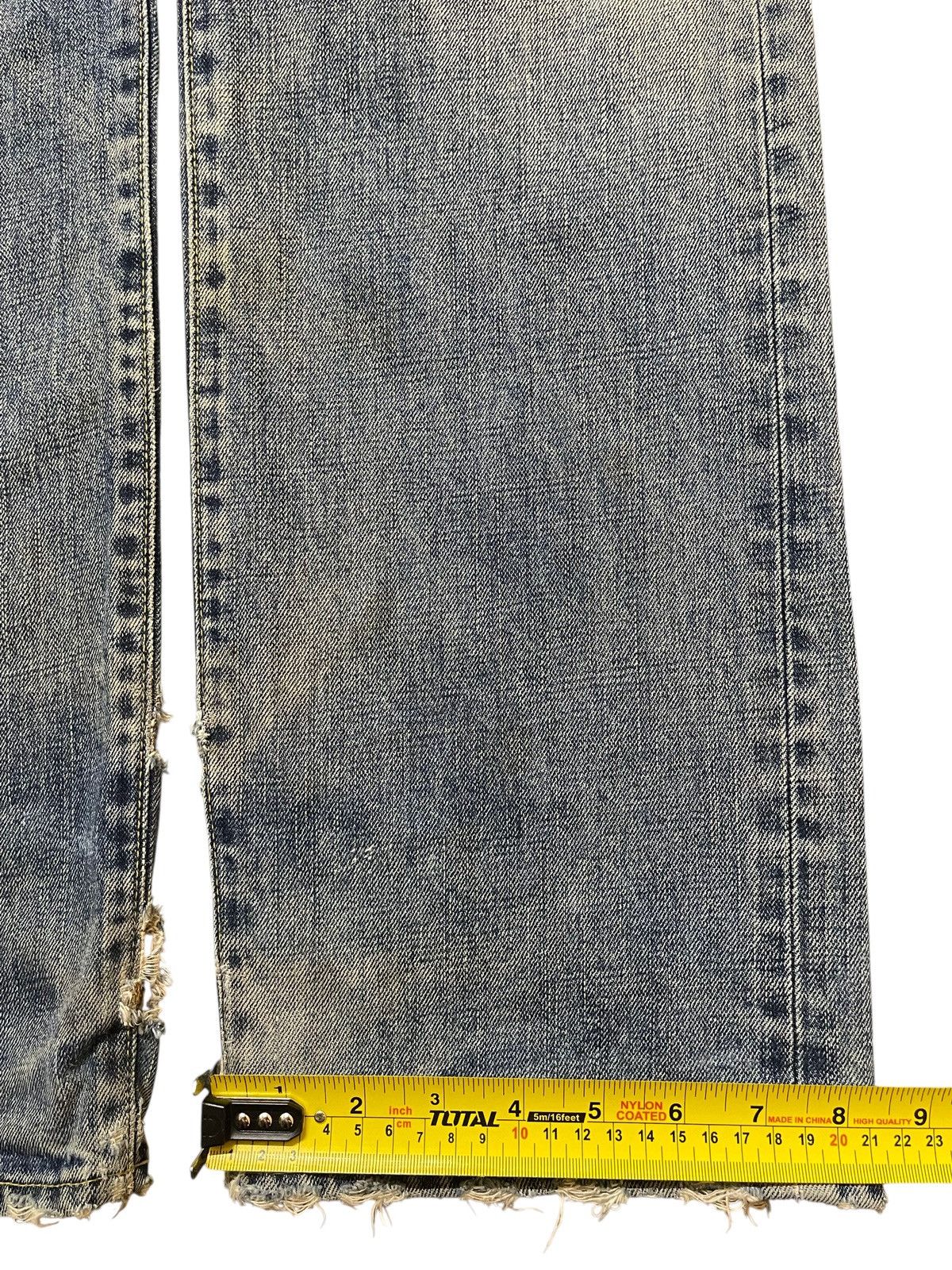 Uniqlo Vintage Japanese Uniqlo Stone Wash Distress Style Jeans Size US 30 / EU 46 - 16 Thumbnail