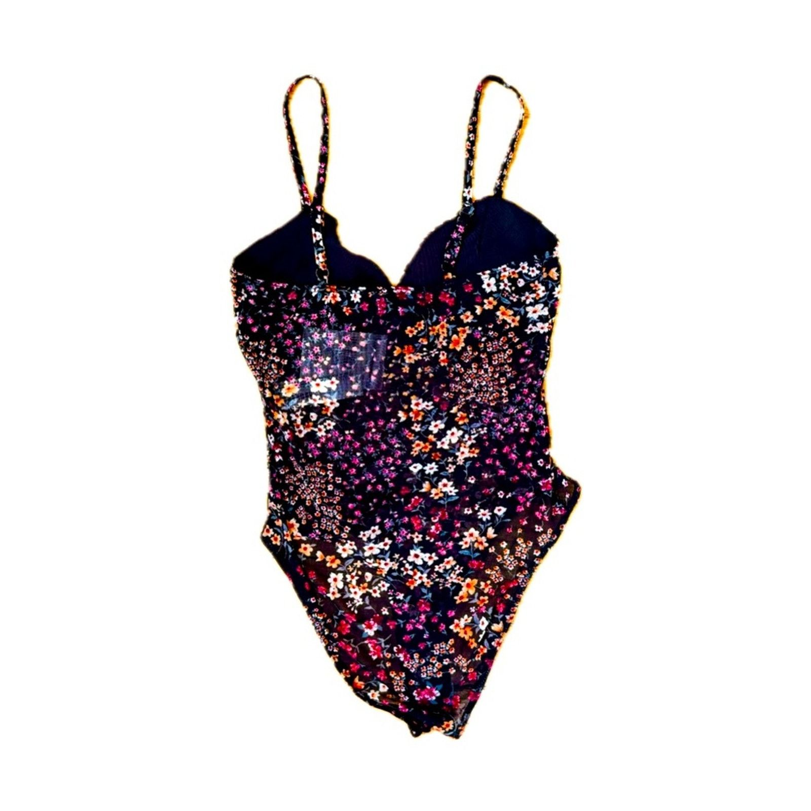 Forever 21 FLORAL BUSTIER BODYSUIT Size S / US 4 / IT 40 - 3 Thumbnail