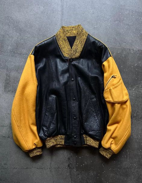 Other Kohshin Satoh Patchwork Leather Jacket Size US L / EU 52-54 / 3 - 1 Thumbnail