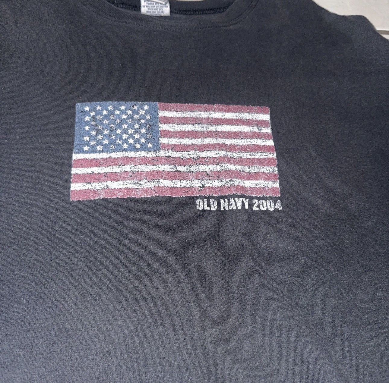 Old Navy Old Navy Blue 2004 Flag of America T-Shirt Adult Size XL Size US XL / EU 56 / 4 - 2 Thumbnail