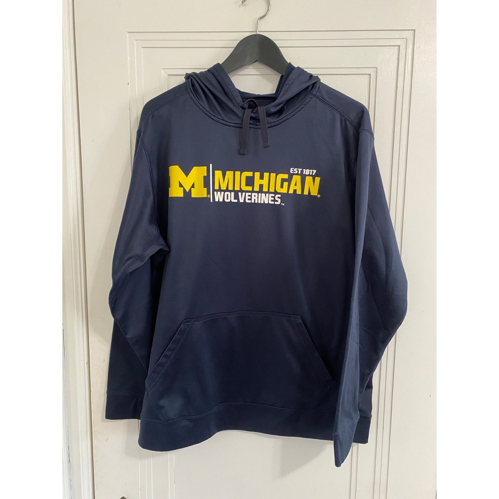 NCAA Michigan Wolverines Blue Hoodie Sweatshirt Size US L / EU 52-54 / 3 - 2 Thumbnail