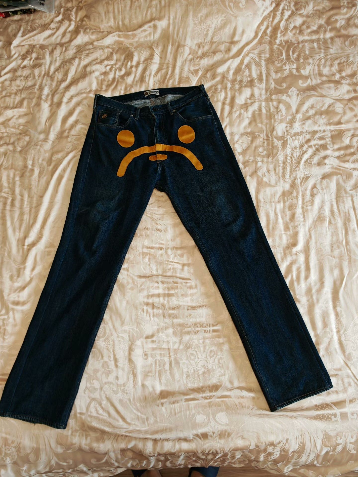 Bape Bape Limited Embroidered Denim Jeans L Men Size US 34 / EU 50 - 1 Thumbnail