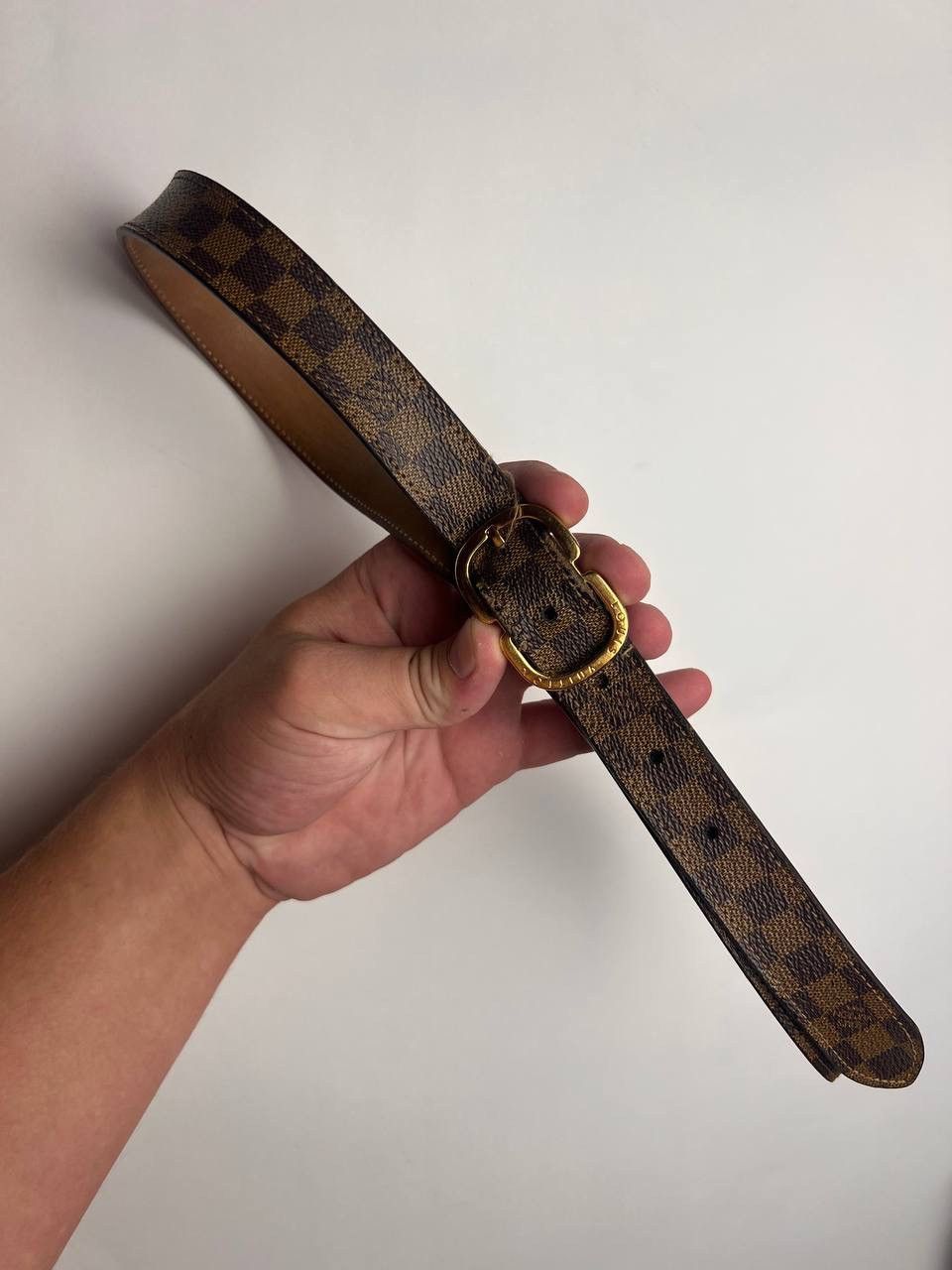 Louis Vuitton Louis Vuitton Damier Ebene Mini 25 MM Belt Size ONE SIZE - 19 Thumbnail