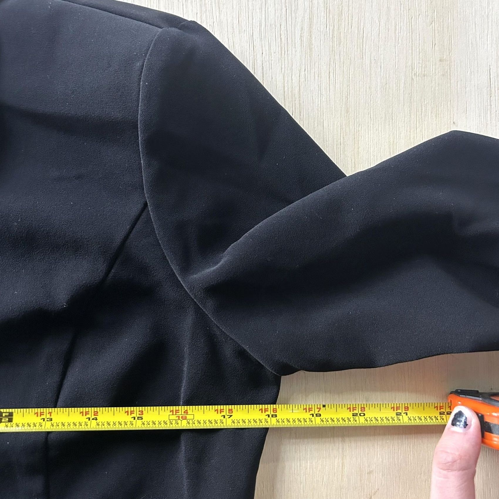 Vintage VINTAGE Positive Attitude Suit Jacket Womens 6 Black Piped Petite USA Size M / US 6-8 / IT 42-44 - 4 Thumbnail