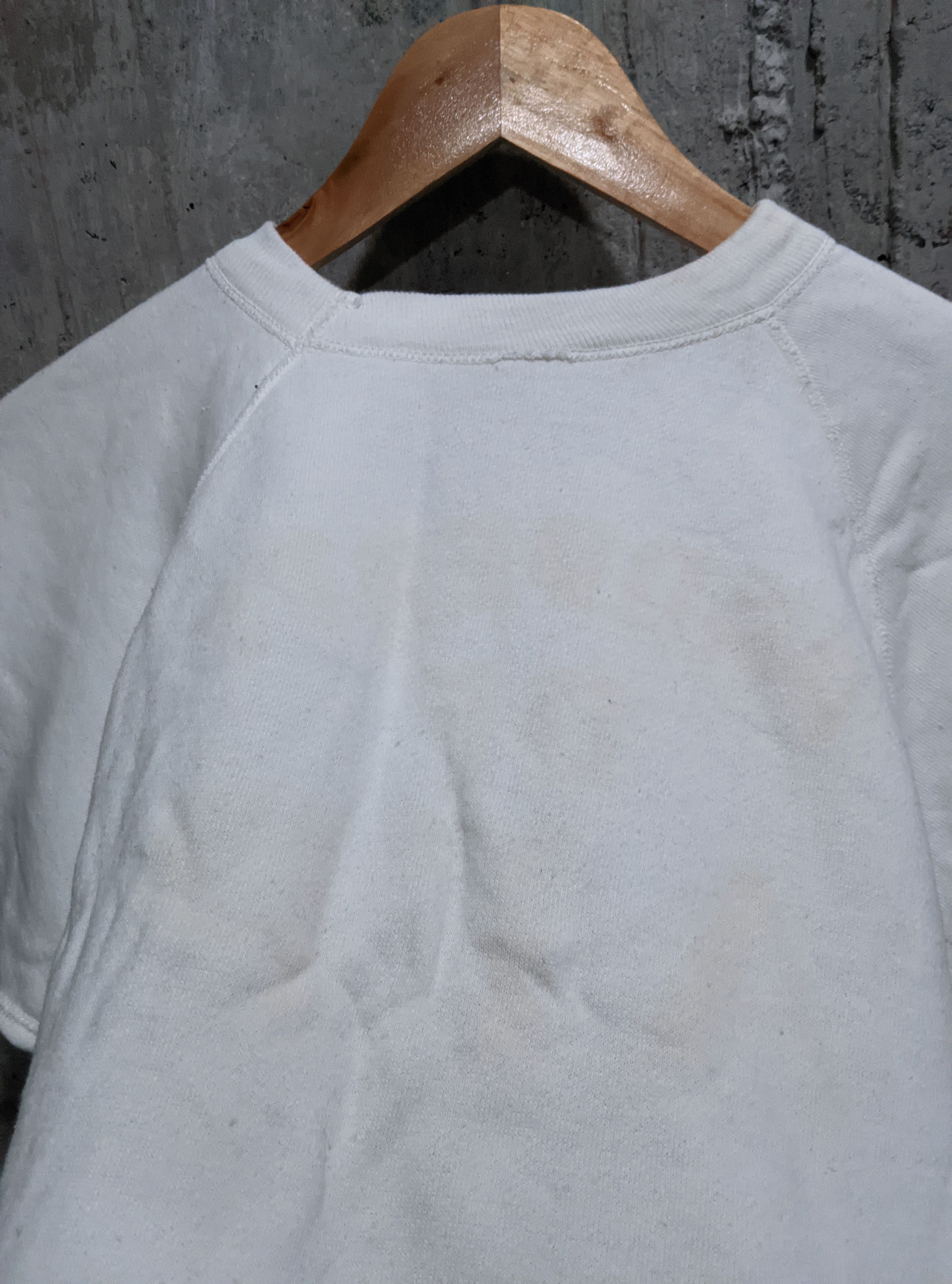 Vintage Vintage 60s sweatshirt short sleeve flocked print Size US M / EU 48-50 / 2 - 7 Thumbnail