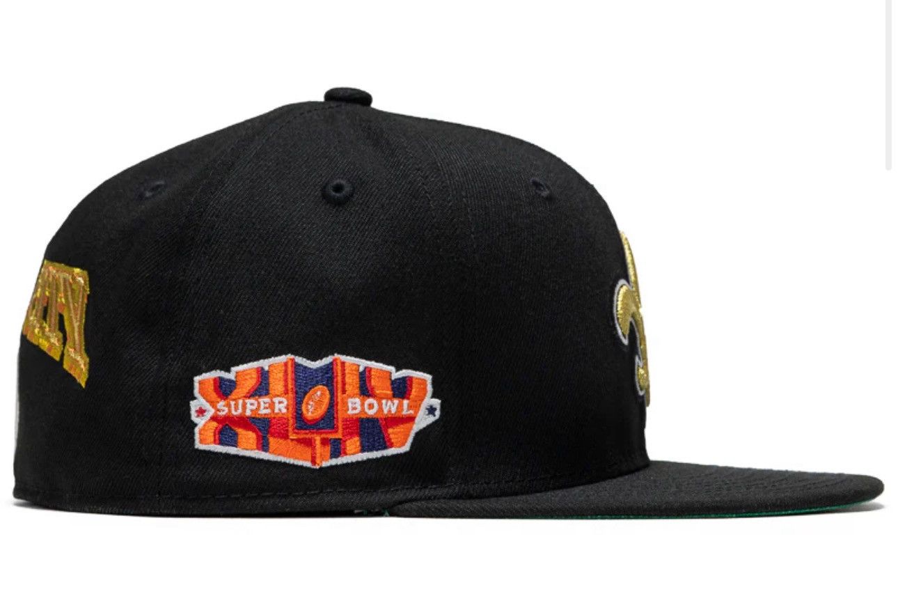 Sneaker Politics New Era x Politics Saints THA CITY 59Fifty Hat 7 1/2 Size ONE SIZE - 4 Thumbnail