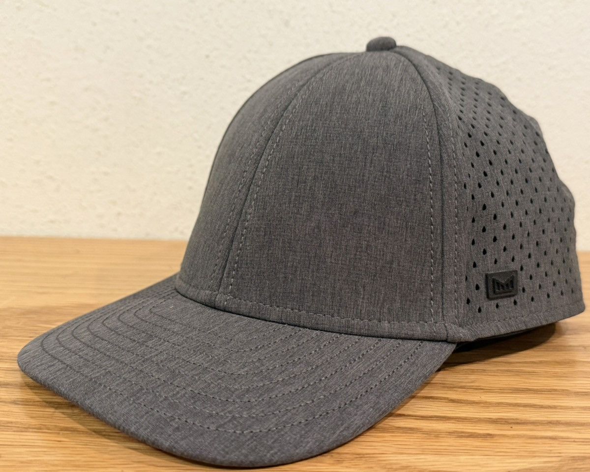 melin Melin A-Game Hydro Mens Gray Snapback Performance Hat 58cm Size ONE SIZE - 1 Thumbnail