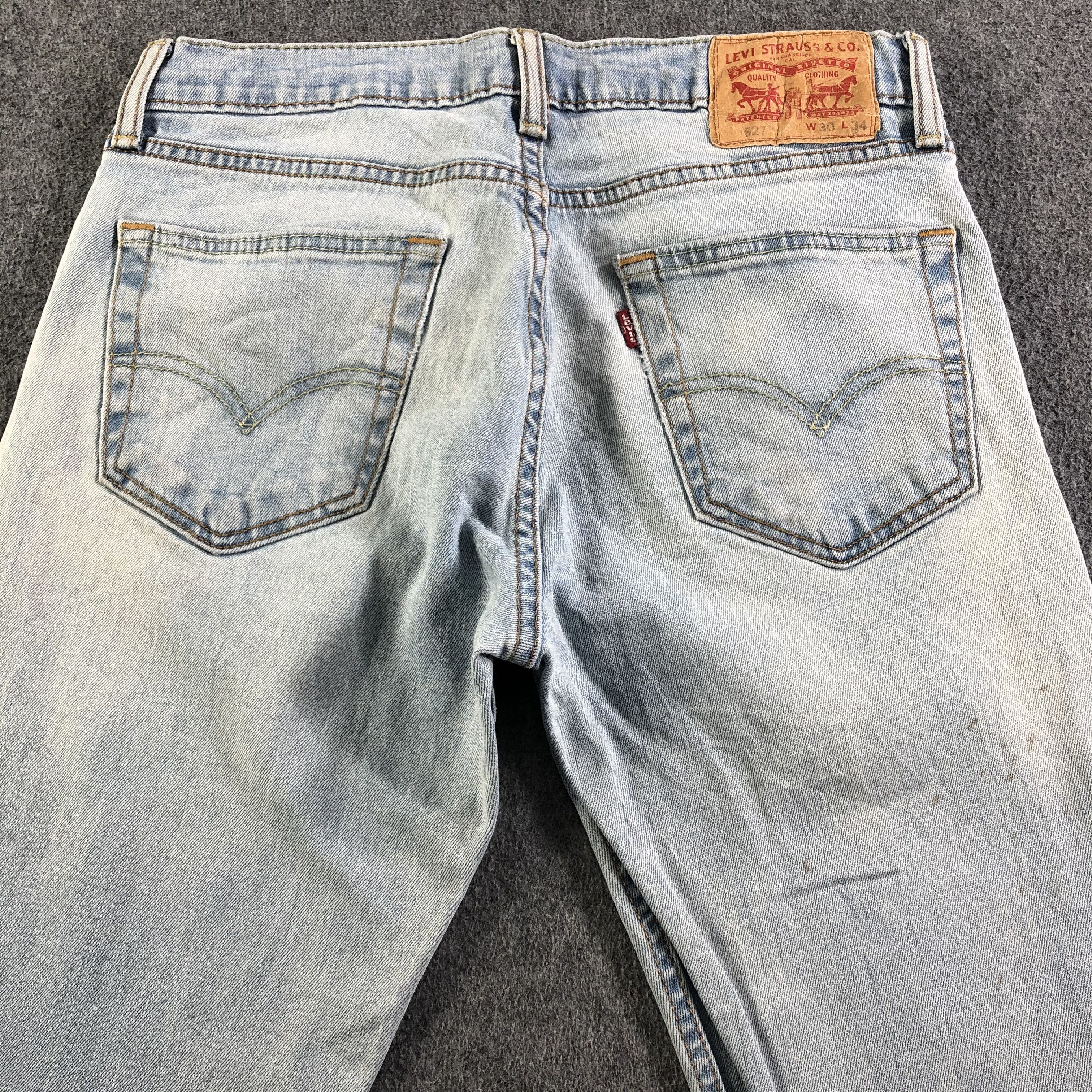 Levi's Vintage Light Wash Levis 527 Jeans-J3523 Size US 31 - 4 Thumbnail