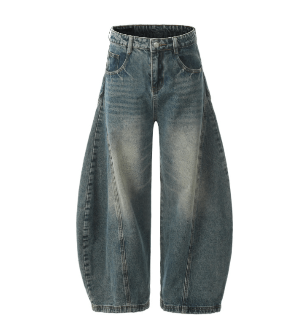 Japanese Brand × Jean American retro casual loose versatile washed scimitar jeans Size US 32 / EU 48 - 1 Thumbnail