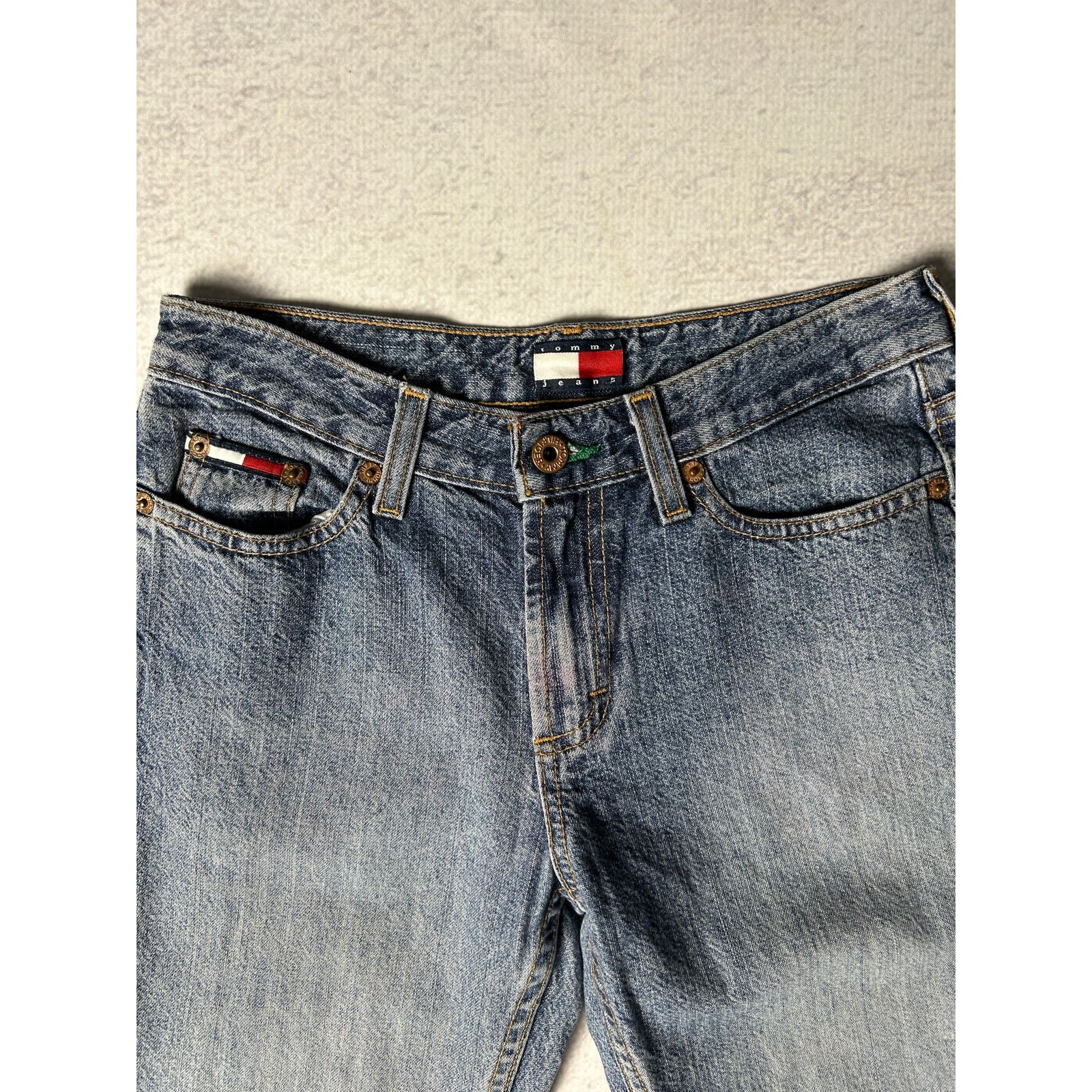 Tommy Hilfiger Vintage 90s Tommy Hilfiger Flared Jeans - Women's 25Wx30 Size 25" / US 0 / IT 36 - 3 Thumbnail