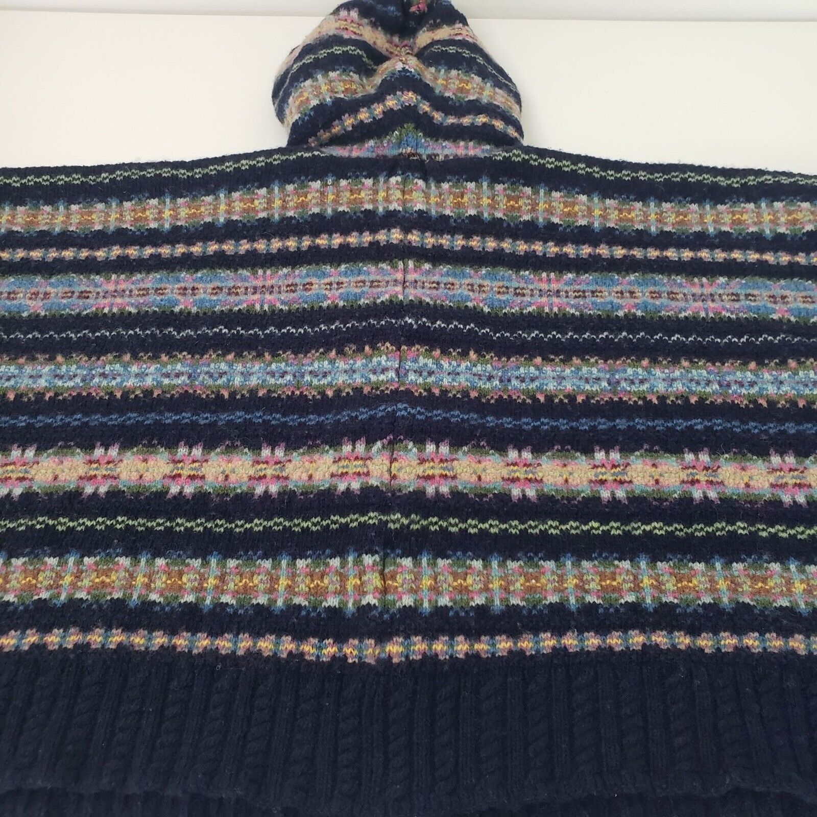Polo Ralph Lauren Polo Ralph Lauren Fair Isle Hooded Poncho Womens Size S/M Size M / US 6-8 / IT 42-44 - 11 Thumbnail