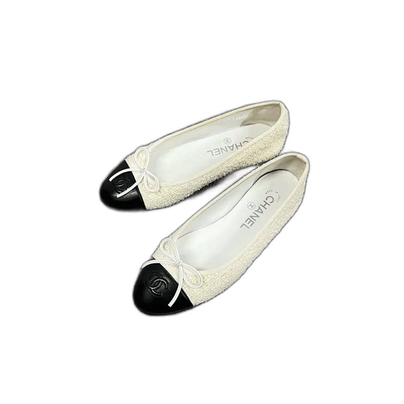 Chanel Ballet Flats with Bow Design -2505
