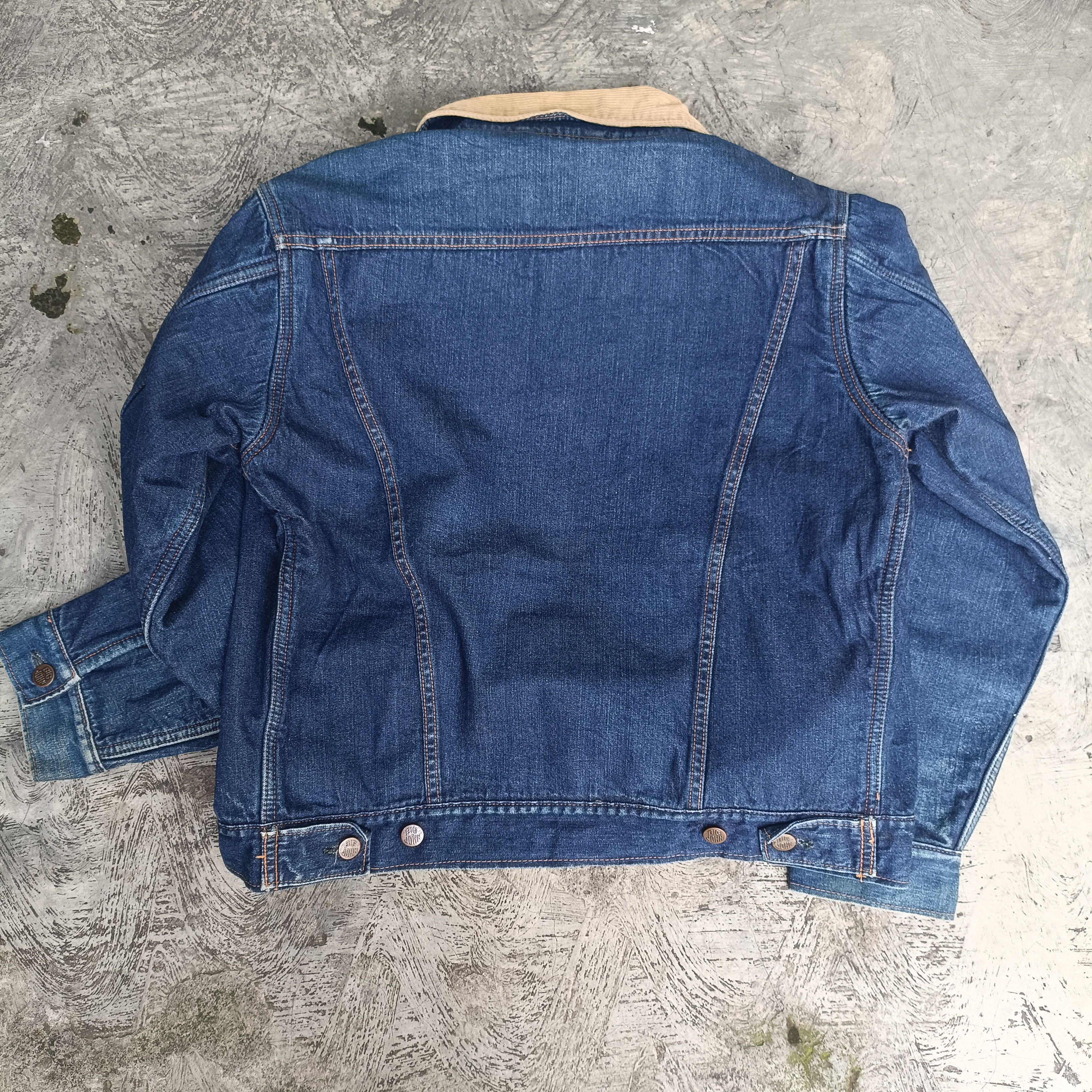 Big John Vintage 90s Big John Denim Blanked Lined Jacket Size US M / EU 48-50 / 2 - 4 Thumbnail