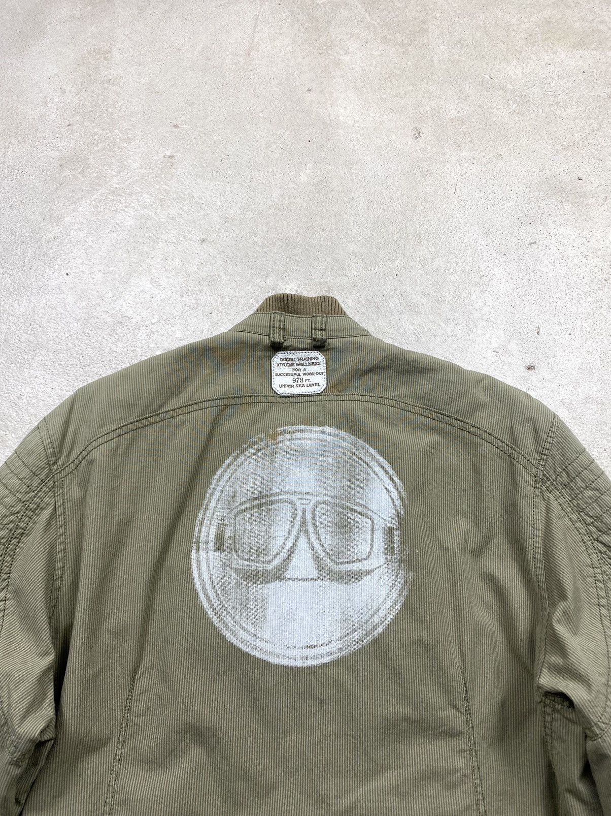 Y2K Vintage Diesel Under Sea Jacket Bomber Archive Hype