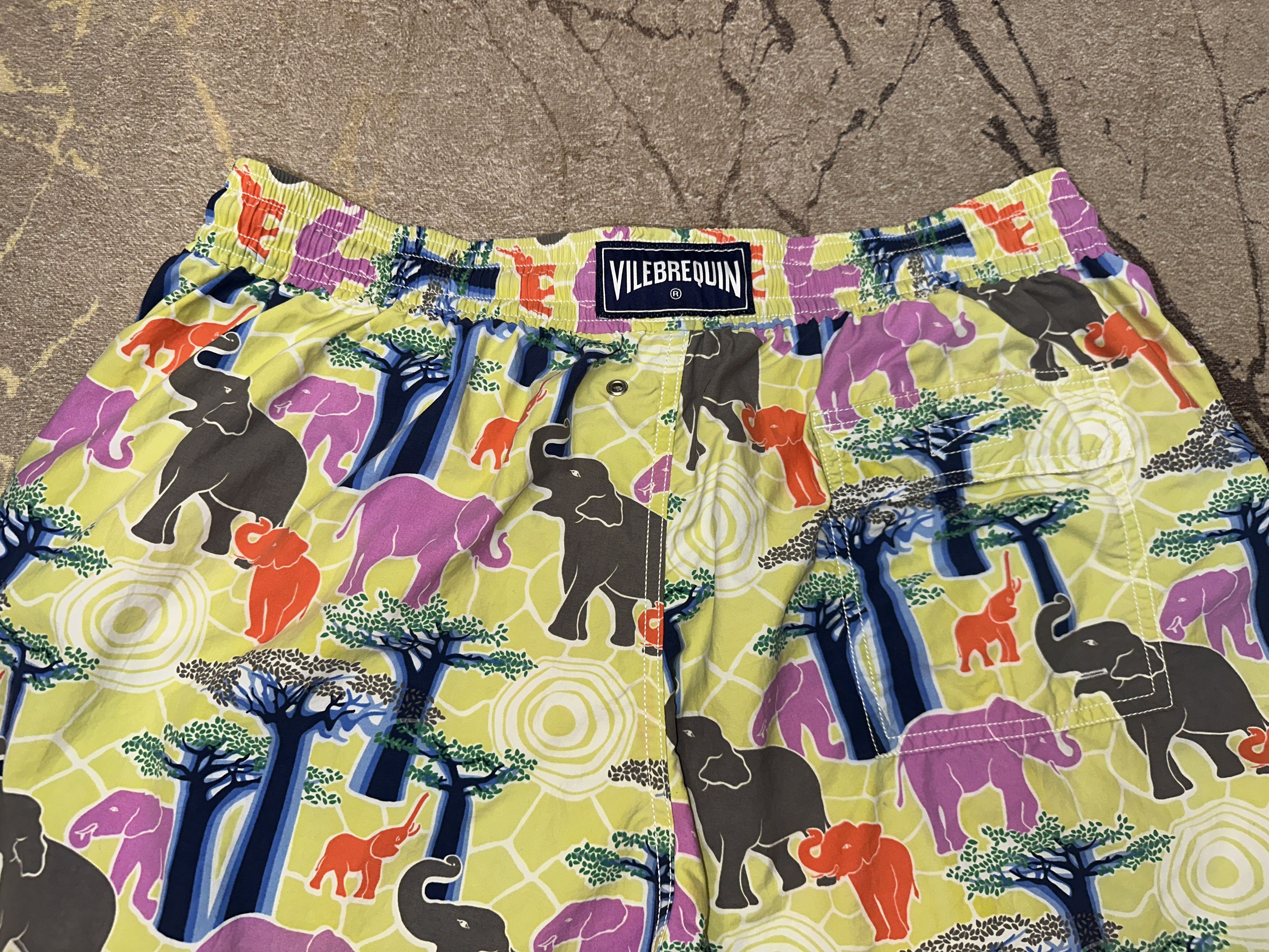 Vilebrequin Vilebrequin Elephant Beach Board Shorts Trunks Bath Size 3xL Size US 44 / EU 60 - 3 Thumbnail