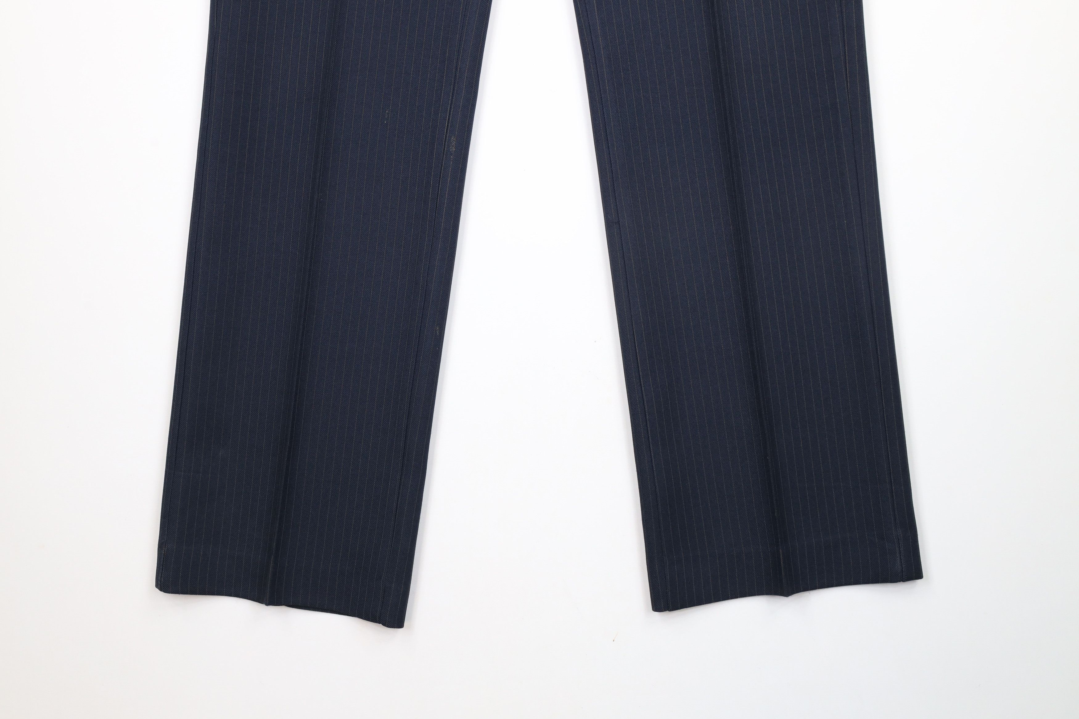 Vintage Vintage 70s Streetwear Knit Wide Leg Chino Pants Blue USA Size US 34 / EU 50 - 4 Thumbnail