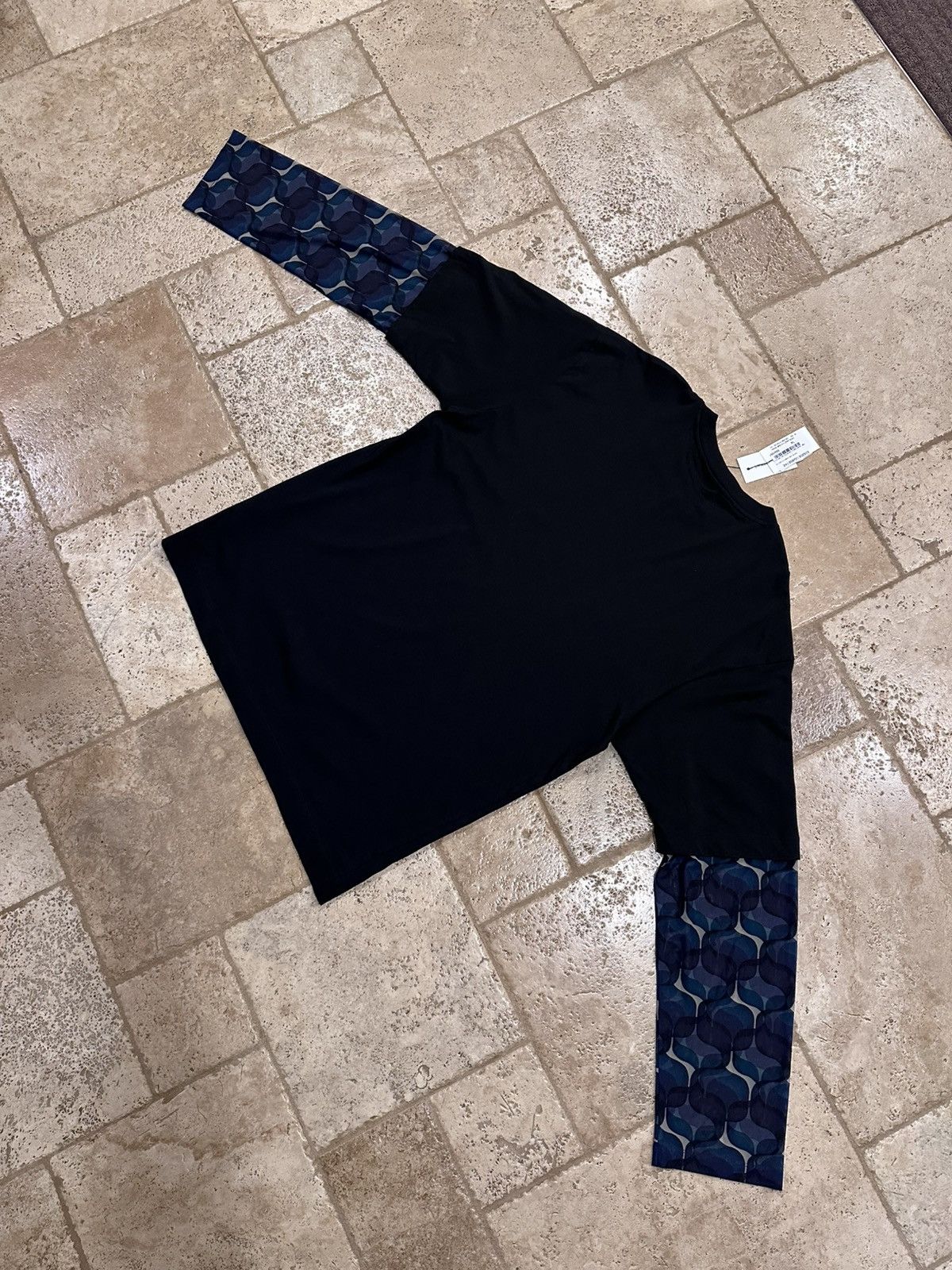 Dries Van Noten Dries Van Noten SS24 Hemal Black Layered Long Sleeve T-Shirt Size US XL / EU 56 / 4 - 7 Thumbnail