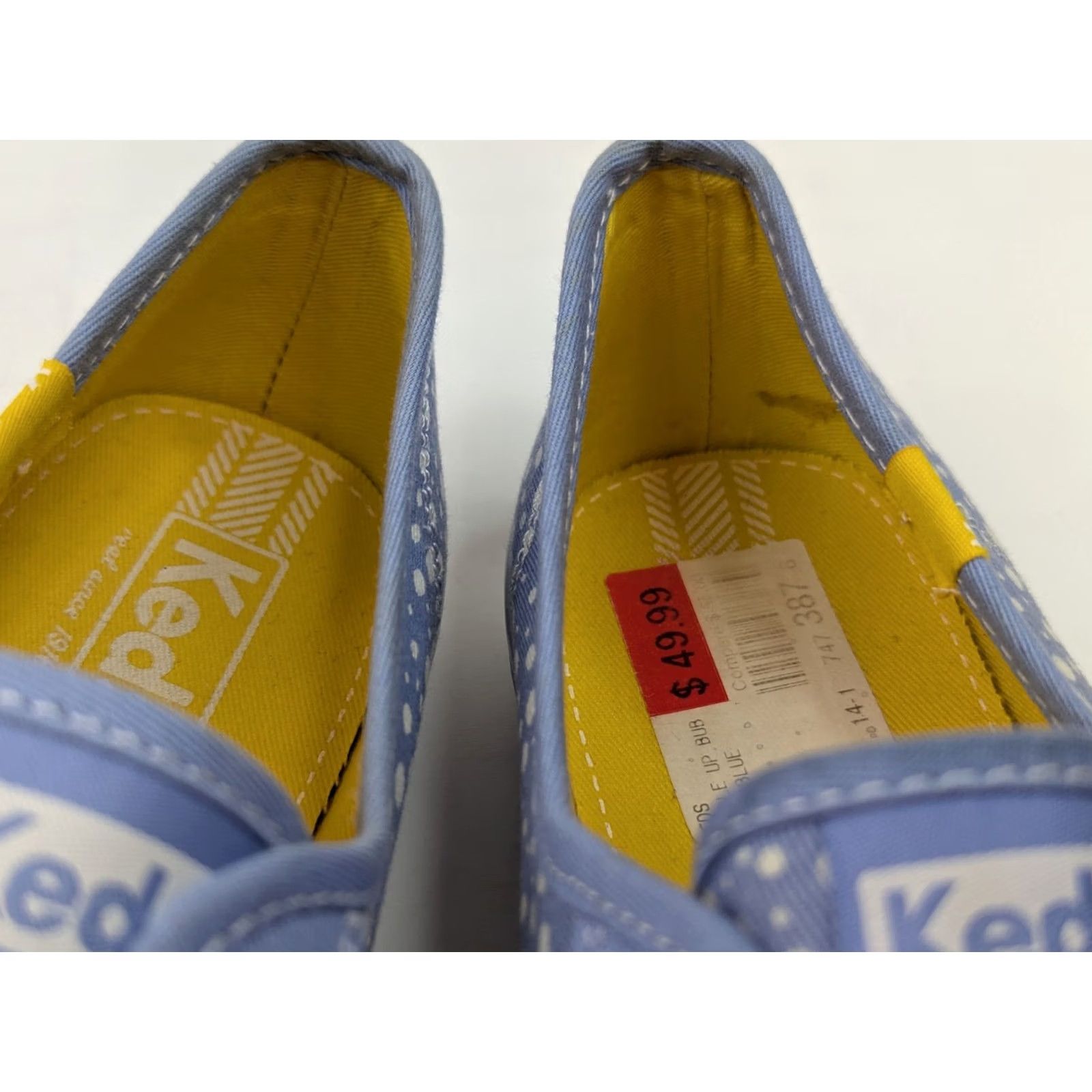 Keds Keds Double Up Bubble Blue Low Top Shoe Women 9.5 Canvas Dotted WF49944 Casual Sneaker Menstrual? Size L / US 10 / IT 46 - 5 Thumbnail