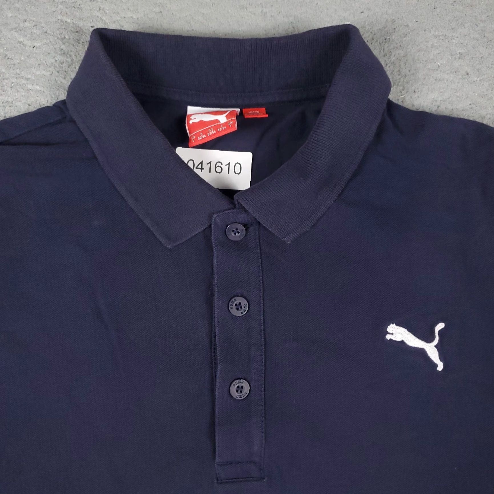 Puma Puma Polo Shirt Mens Large Blue Cotton Casual Short Sleeve Polo Shirt Regular Fit Nike? No, ignore. Size US L / EU 52-54 / 3 - 2 Thumbnail