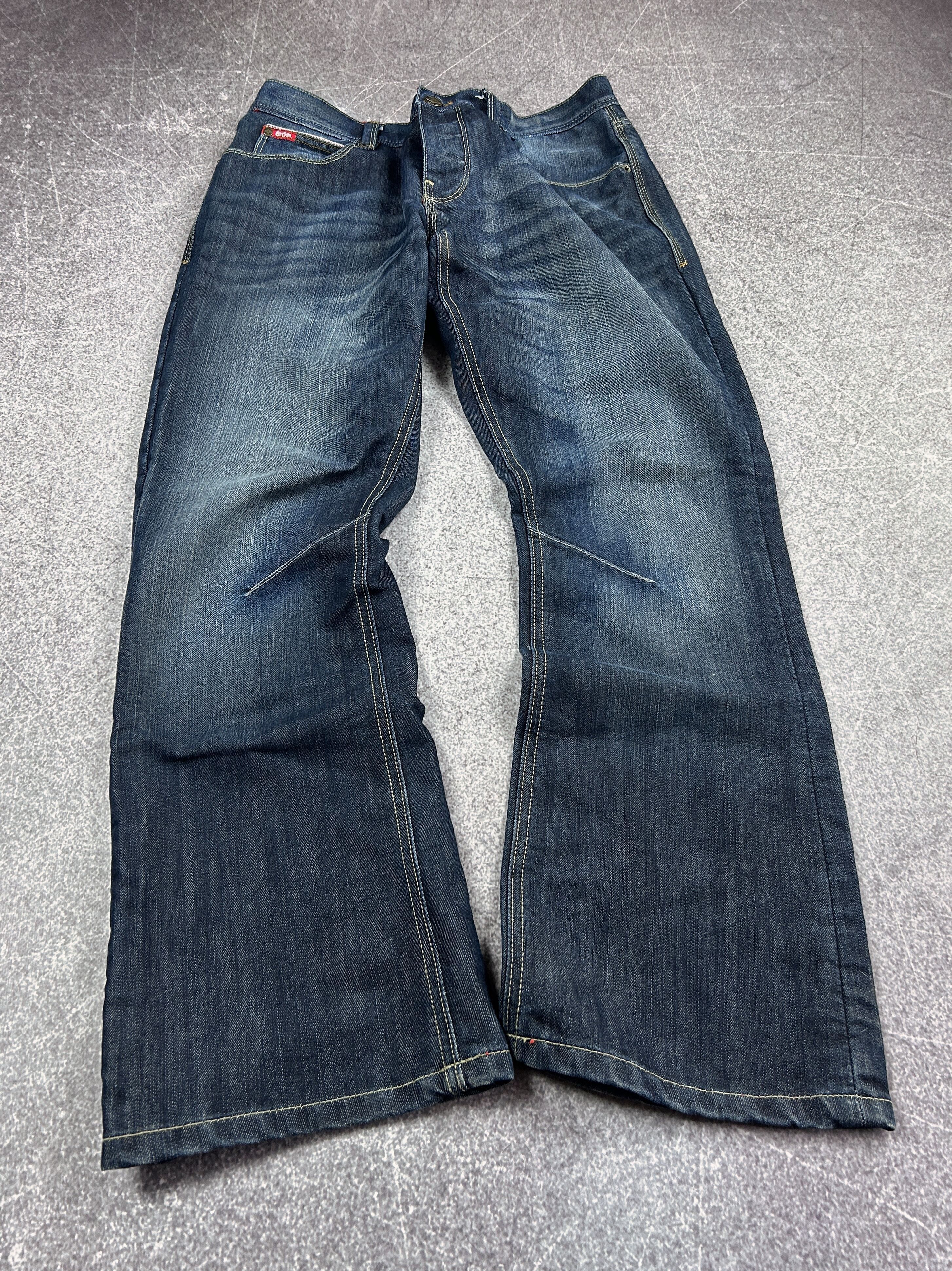 Designer VTG Rick Owens Balenci Style Washed Jeans Carti Type Size US 32 / EU 48 - 1 Thumbnail