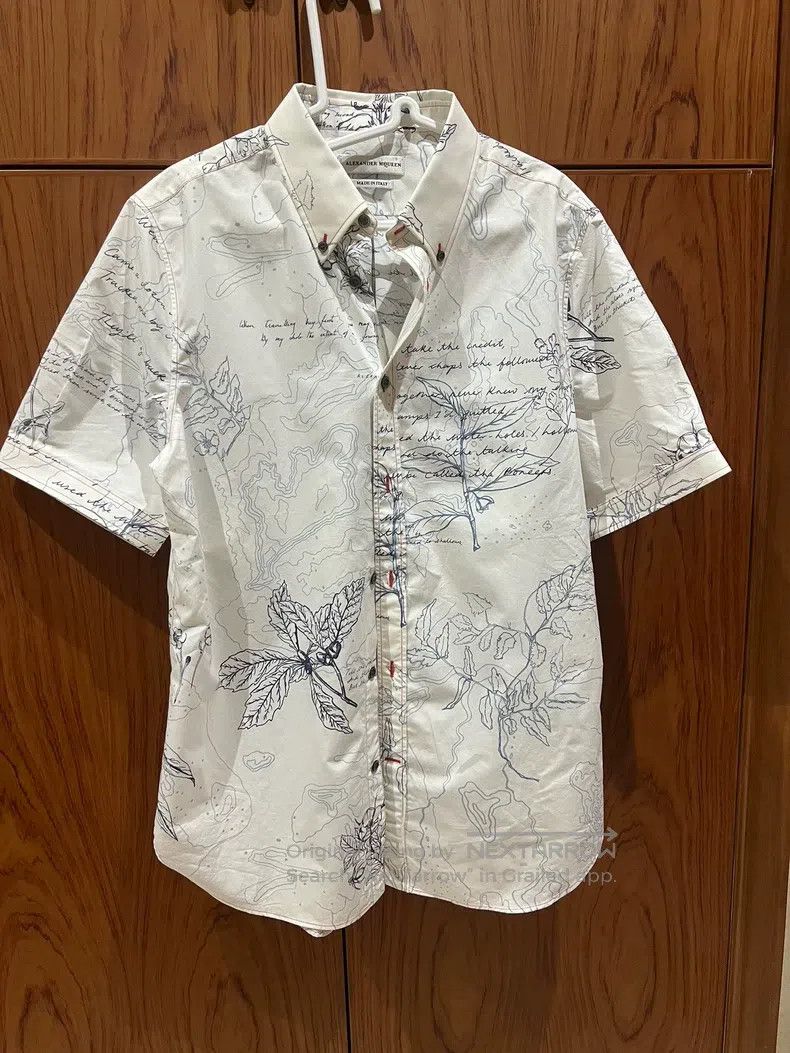 Alexander McQueen Alexander Mcqueen Size16+ White short-sleeved shirt Size US XS / EU 42 / 0 - 1 Thumbnail