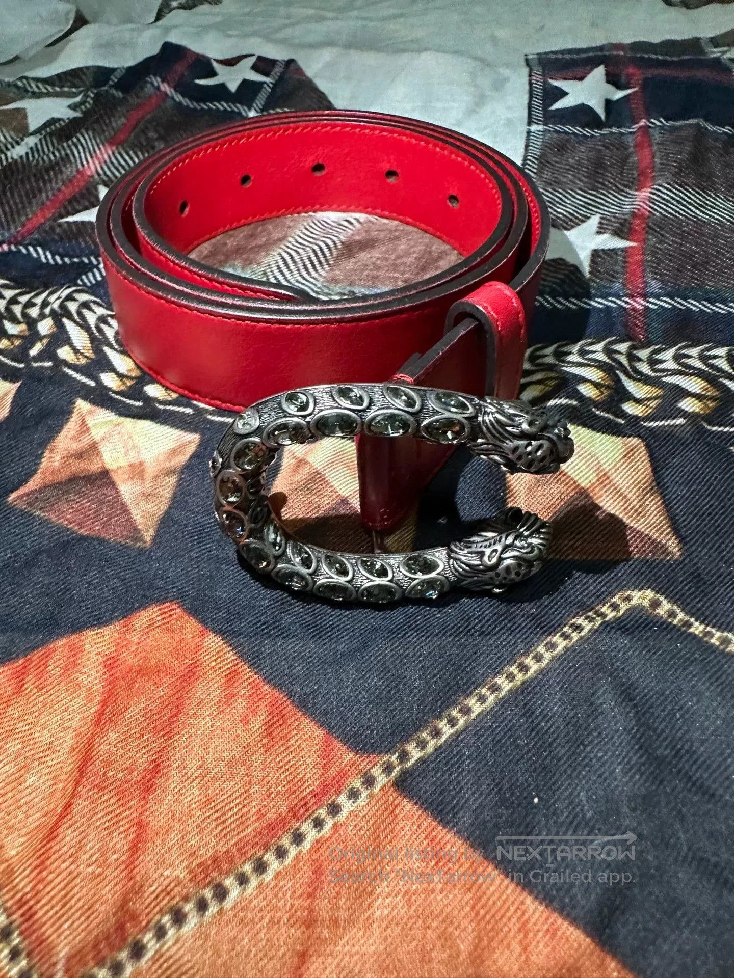 Gucci Gucci Dionysus Red Belt. Size ONE SIZE - 1 Thumbnail