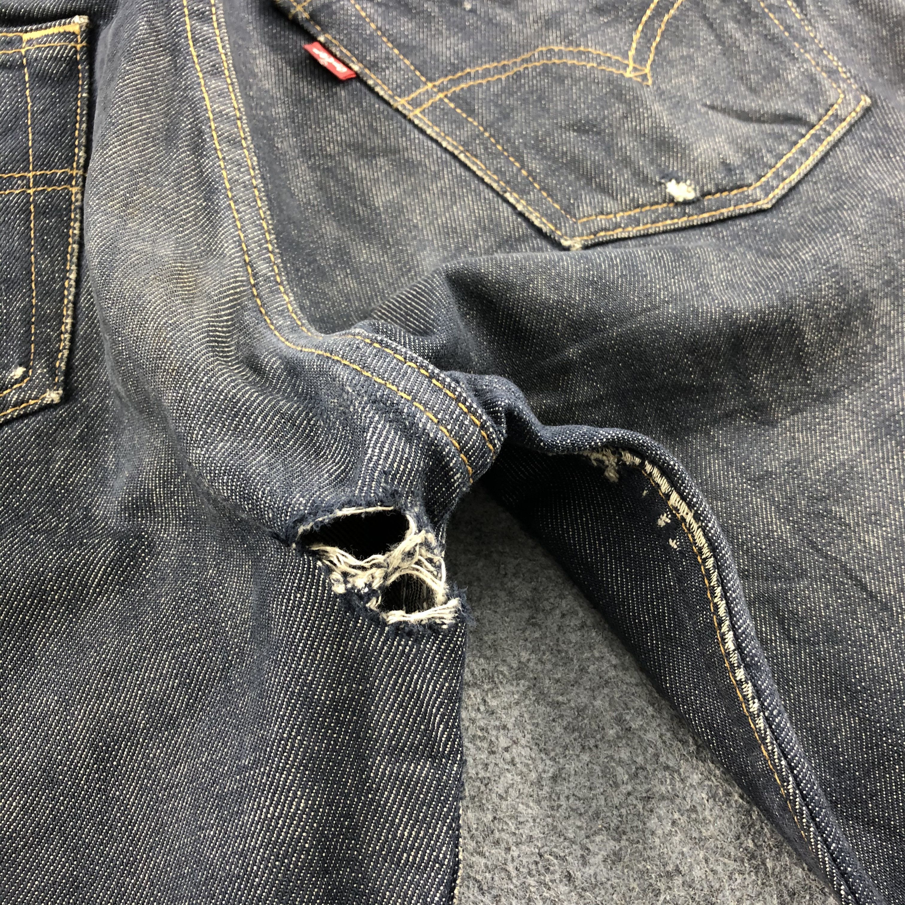 Levi's Vintage 90s Distress Levis 501 Jeans-JM1516 Size US 30 / EU 46 - 5 Thumbnail