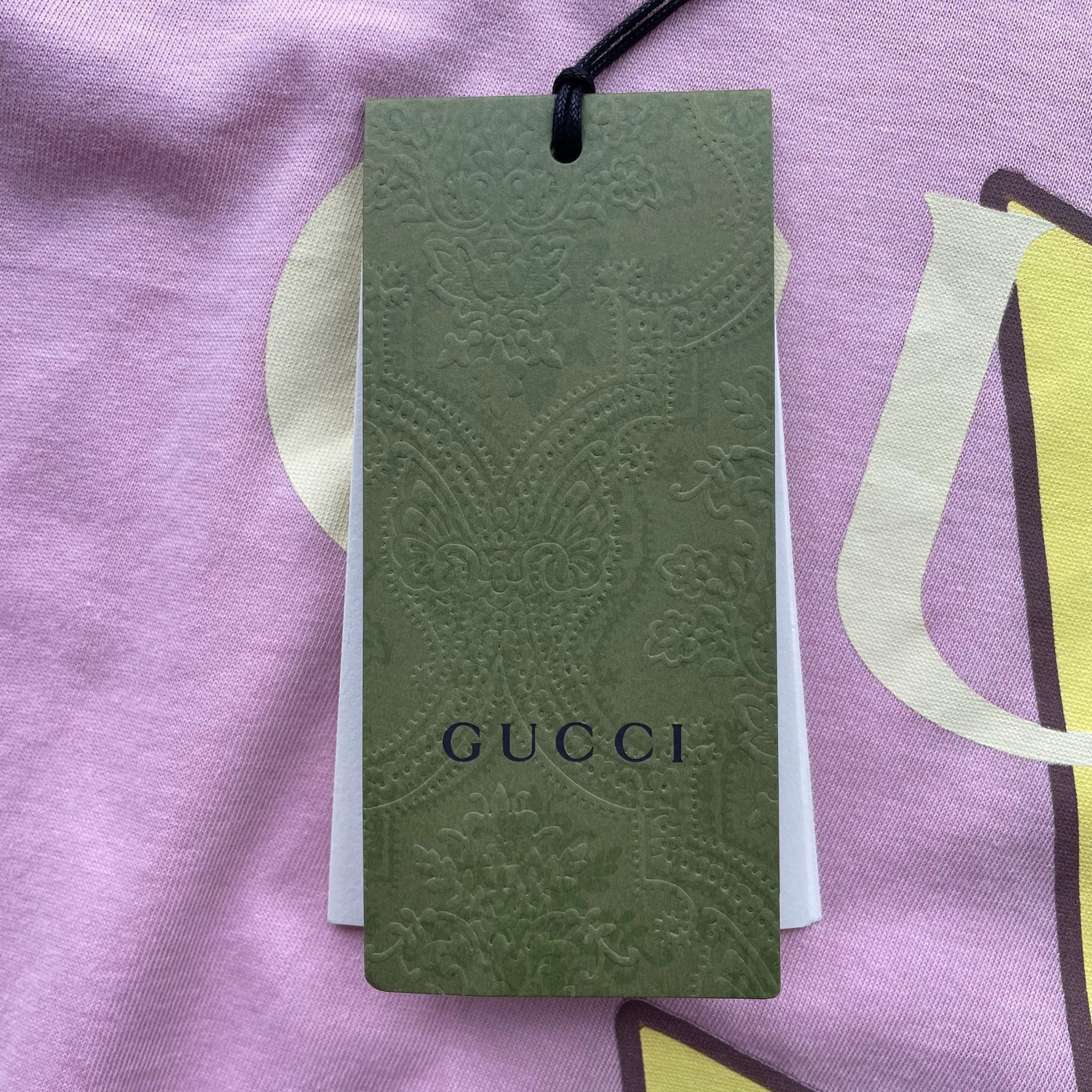 Gucci GUCCI Love Parade FW22 Banana Cat Women's Pink M Tee Size US M / EU 48-50 / 2 - 4 Thumbnail
