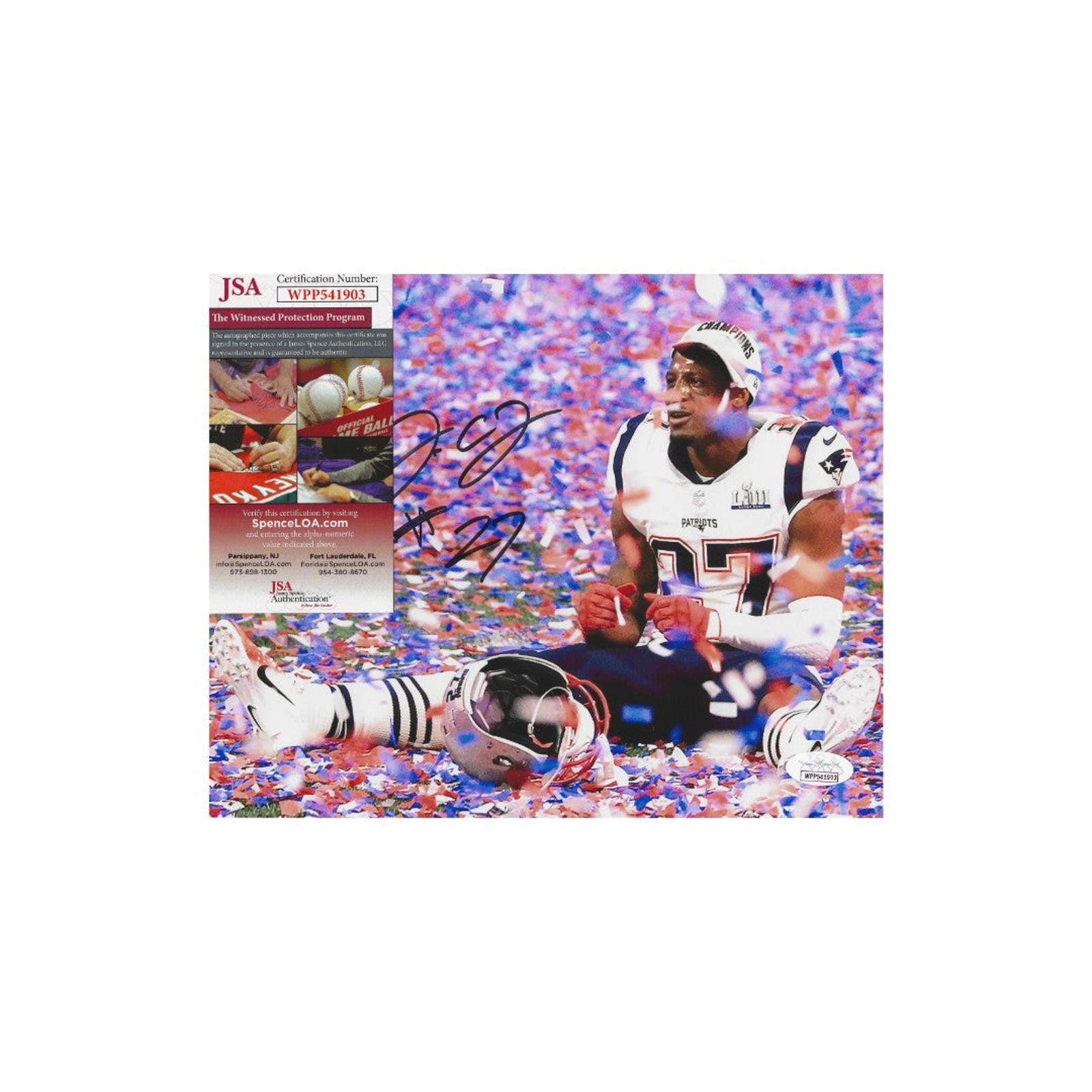 Other J.C. Jackson Patriots Autographed 8x10 Photo coa W/Frame Size ONE SIZE - 4 Thumbnail