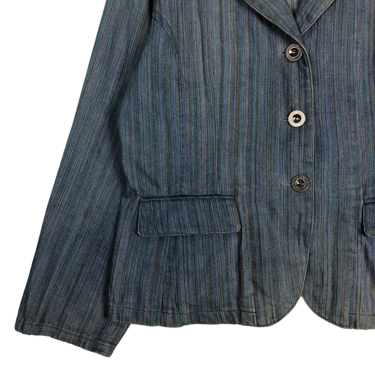 Japanese Brand 🔥Vintage Hickory Chore Jacket Military Style Issey Miyake Size US L / EU 52-54 / 3 - 4 Thumbnail
